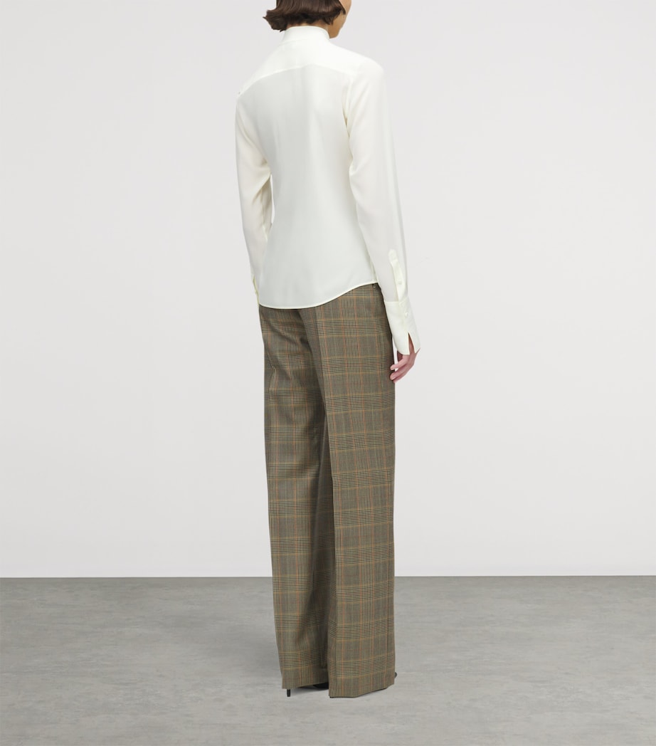 Silk Ruffle Blouse 9311 Image 4