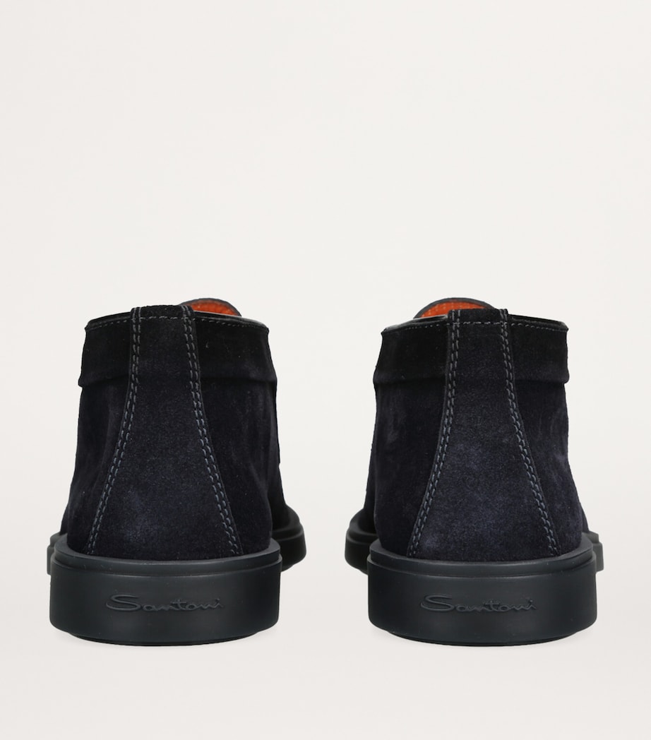 Suede Detroit High-Top Loafers NAVY Image 2