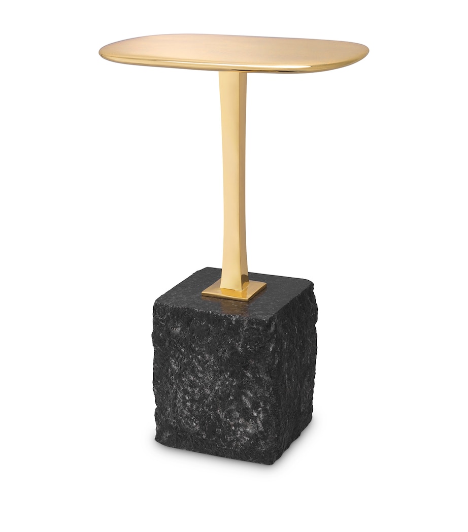 Small Kayan Side Table BRASS Image 1