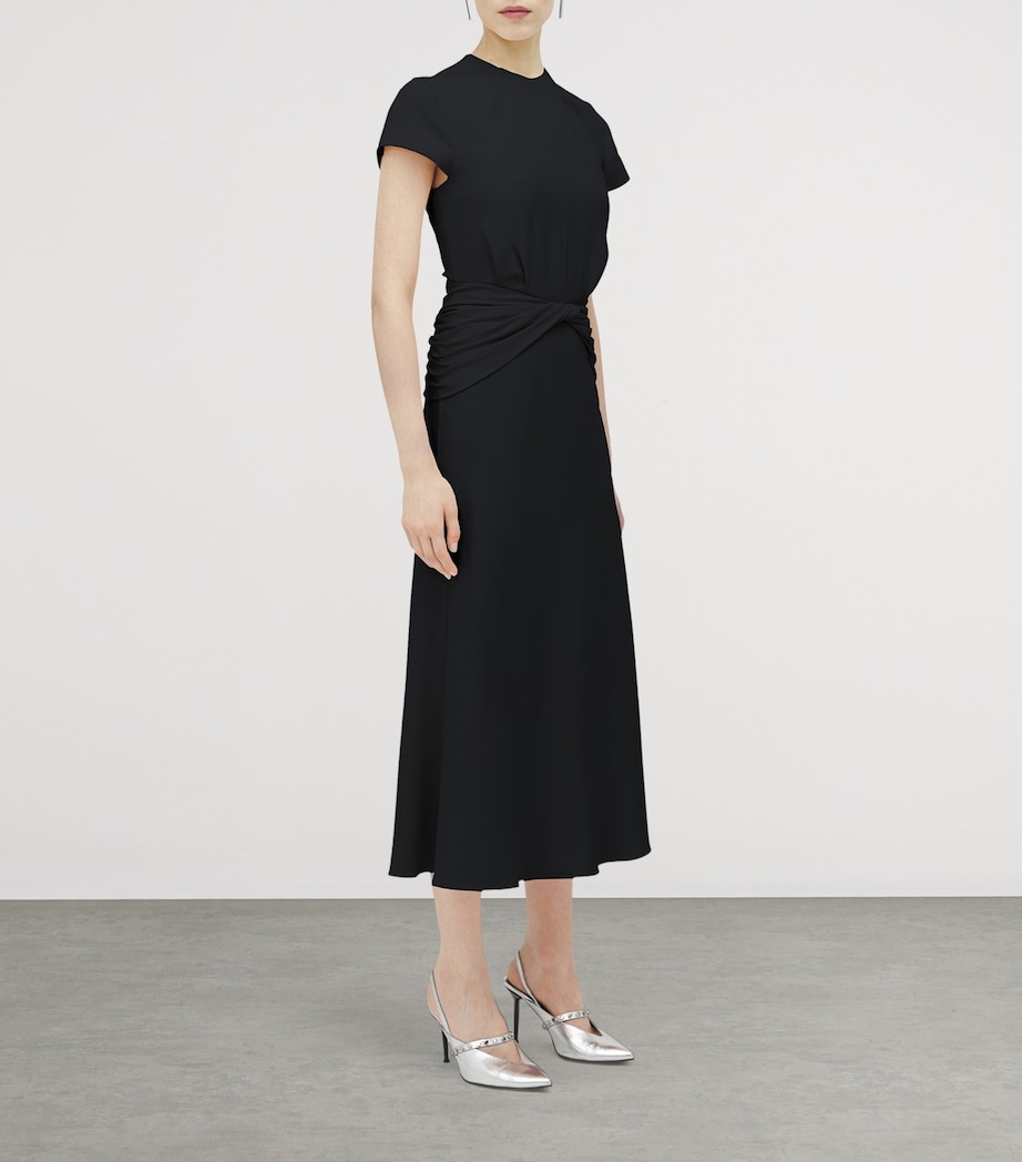 Knot-Waist Midi Dress 1000 Image 3