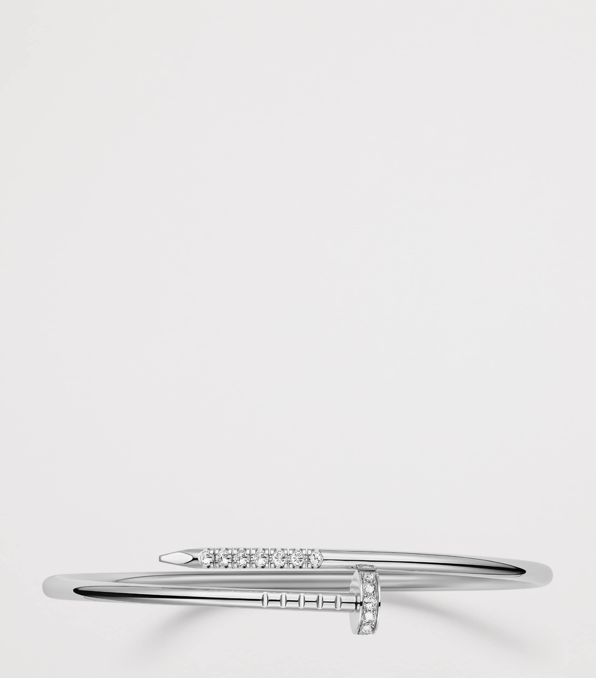 Small White Gold and Diamond Juste Un Clou Bracelet WHITE GOLD Image 5