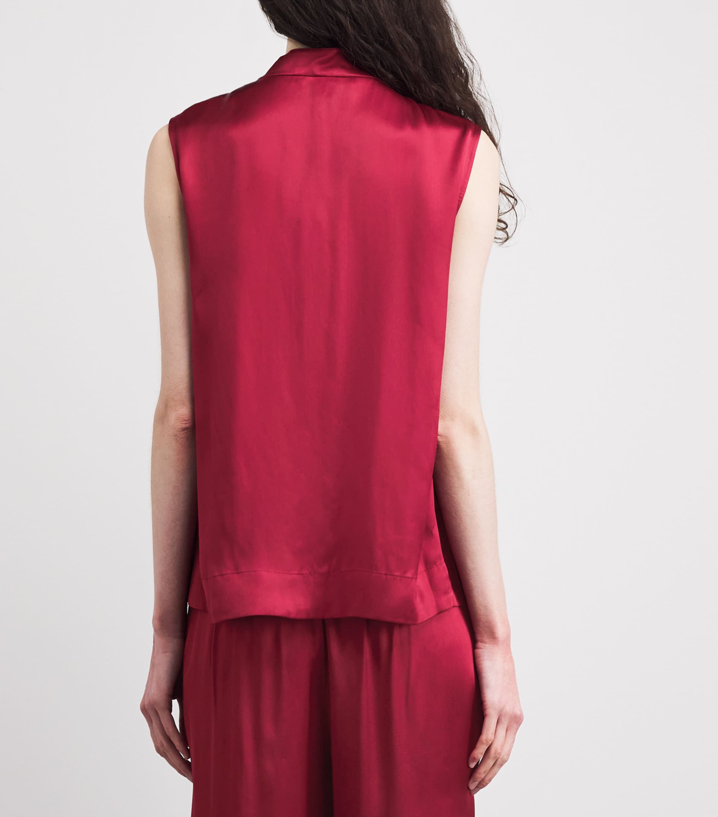 Liberowe Womens Satin Florence Top Raspberry Image 5