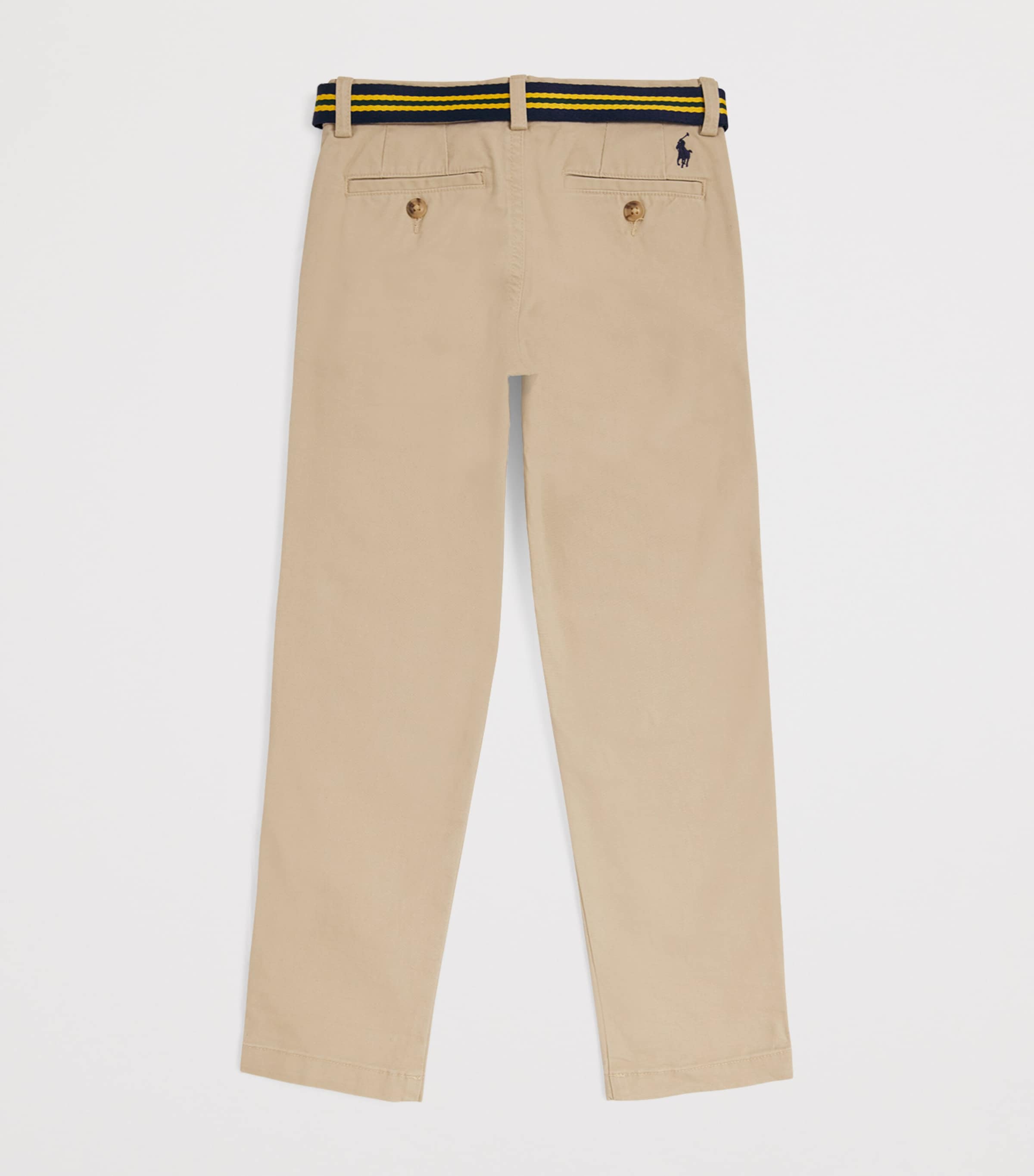 Stretch-Cotton Belted Bedford Trousers (2-7 Years) CLASSIC KHAKI Image 2