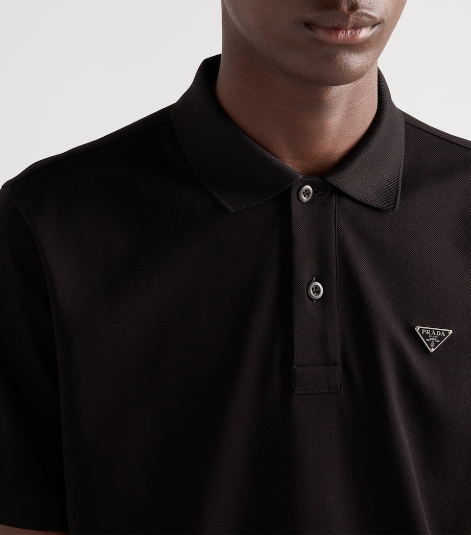 Cotton Piqué Polo Shirt F0002 Image 3