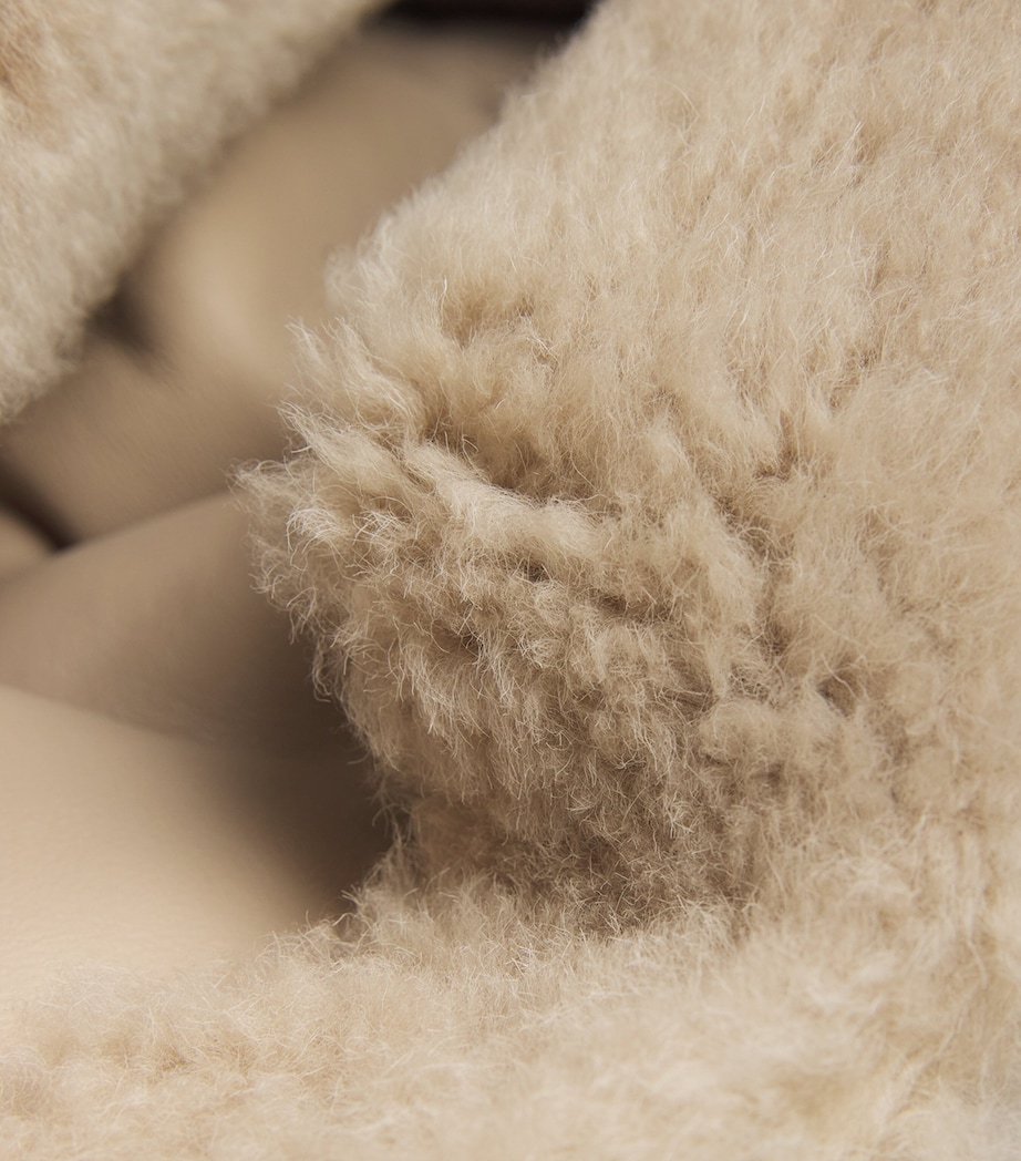 Shearling Trench Coat BEIGE Image 5