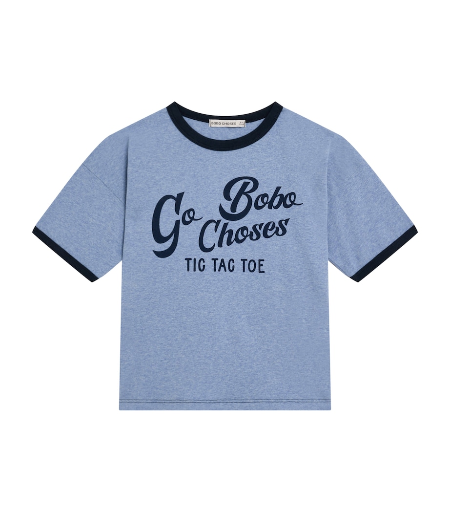 Bobo Choses Go Bobo T-Shirt (2-13 Years) Blue Image 1
