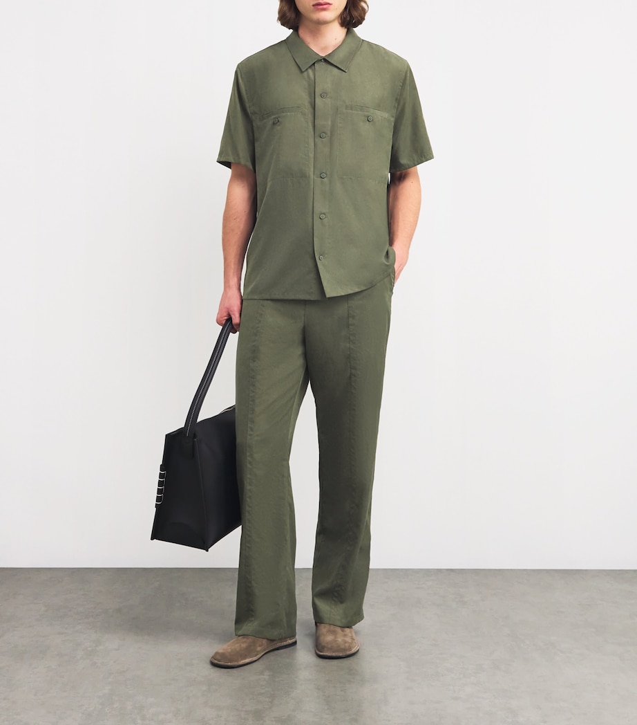 Twin-Pocket Short-Sleeve Shirt SYCAMORE Image 2