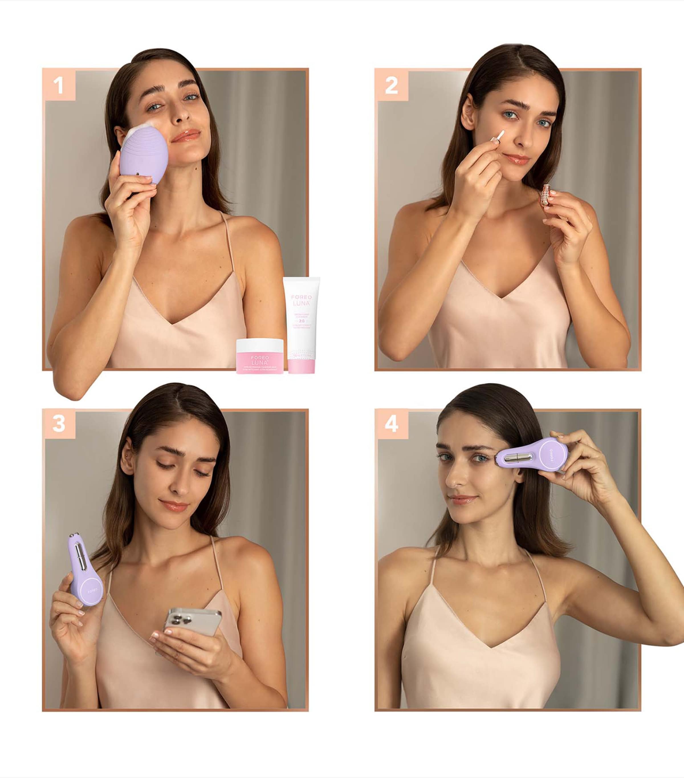 Foreo BEAR 2 Eyes & Lips Smoothing Device Lavender Image 4