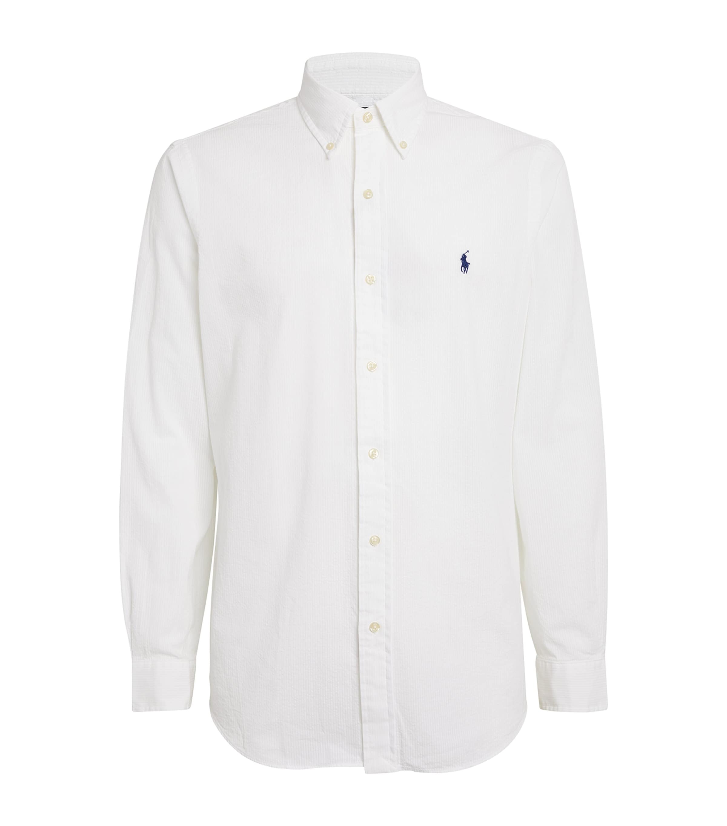 Shop Polo Ralph Lauren Custom-fit Oxford Shirt In White