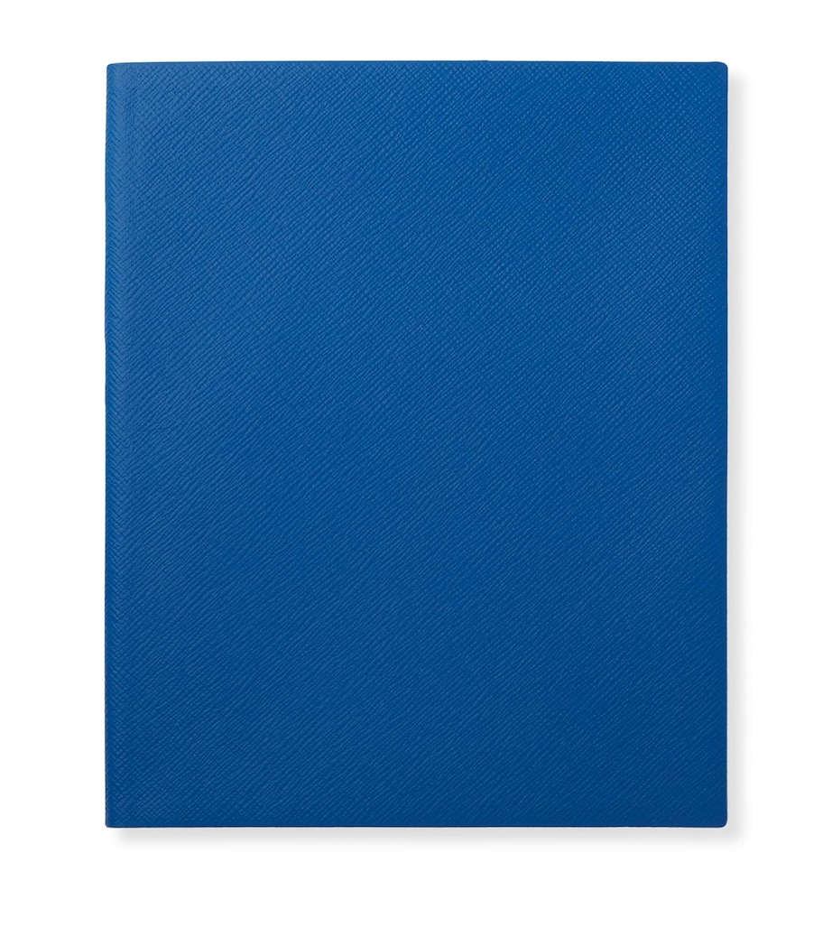 Leather Portobello Notebook CERULEAN Image 1