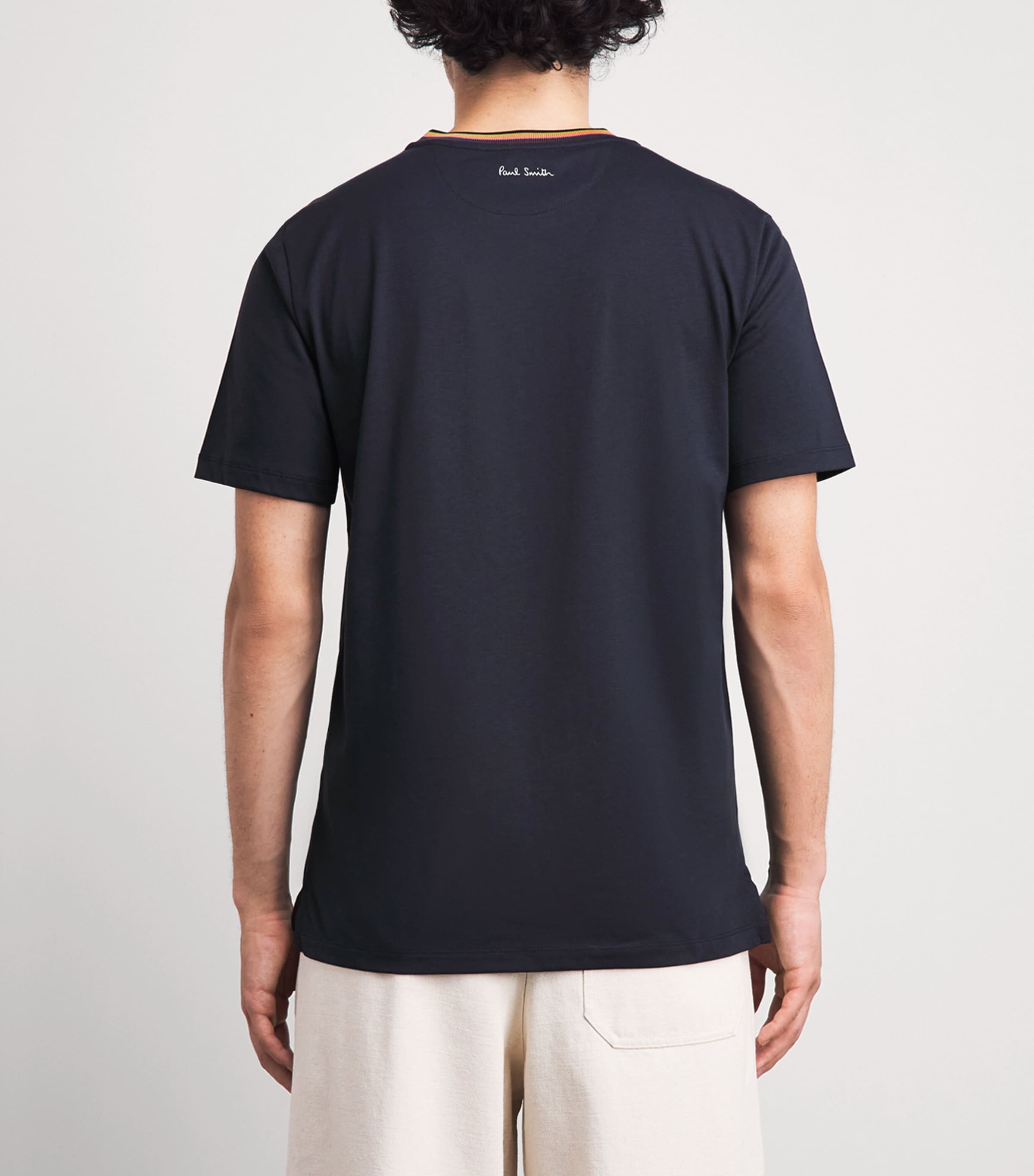 Paul Smith Mens Cotton Artistic Trim T-Shirt Image 5