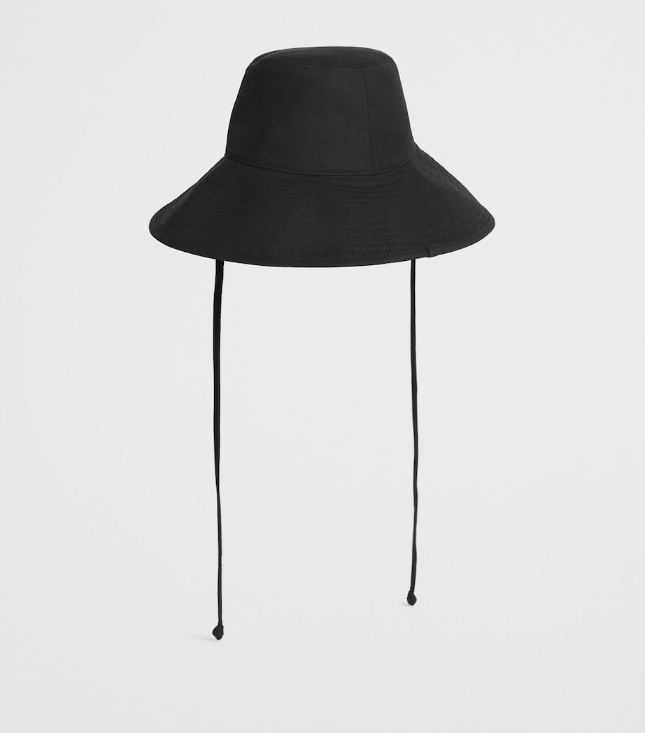 Lack Of Color Cotton Canvas Holiday Bucket Hat Black Image 2
