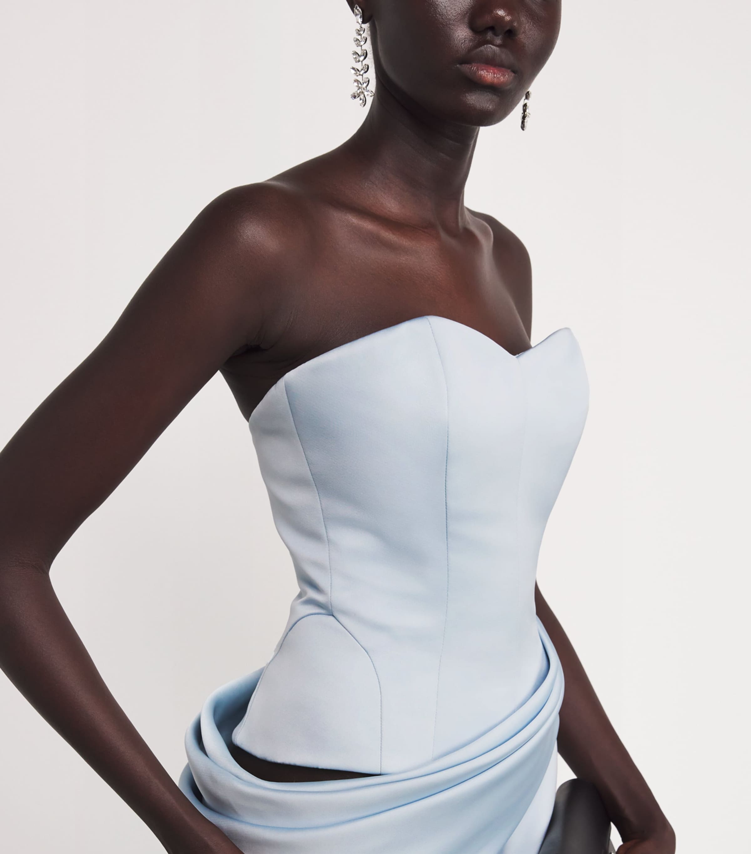 Diana Corset Gown BABY BLUE Image 4