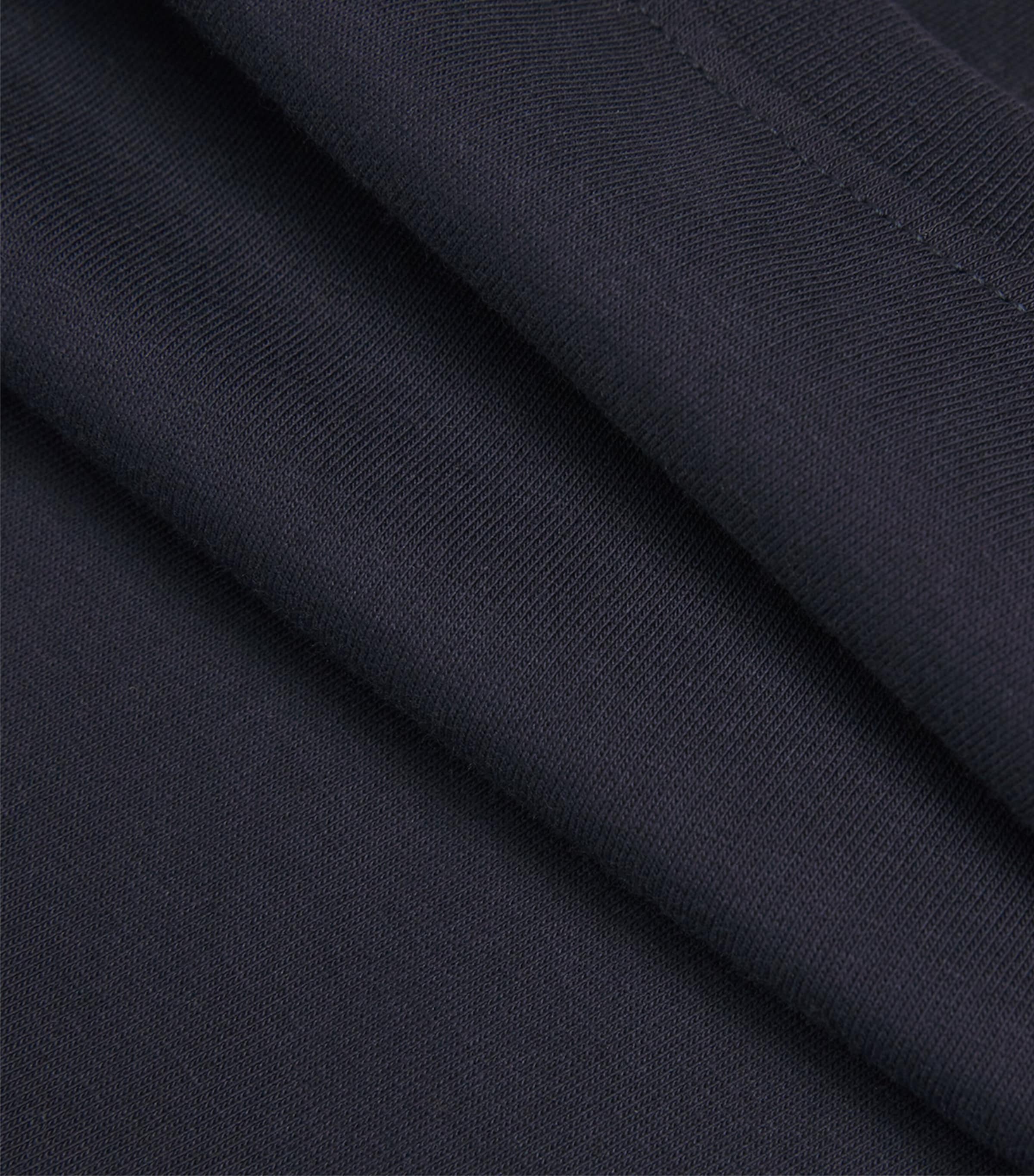Cotton Bric T-Shirt NAVY Image 5