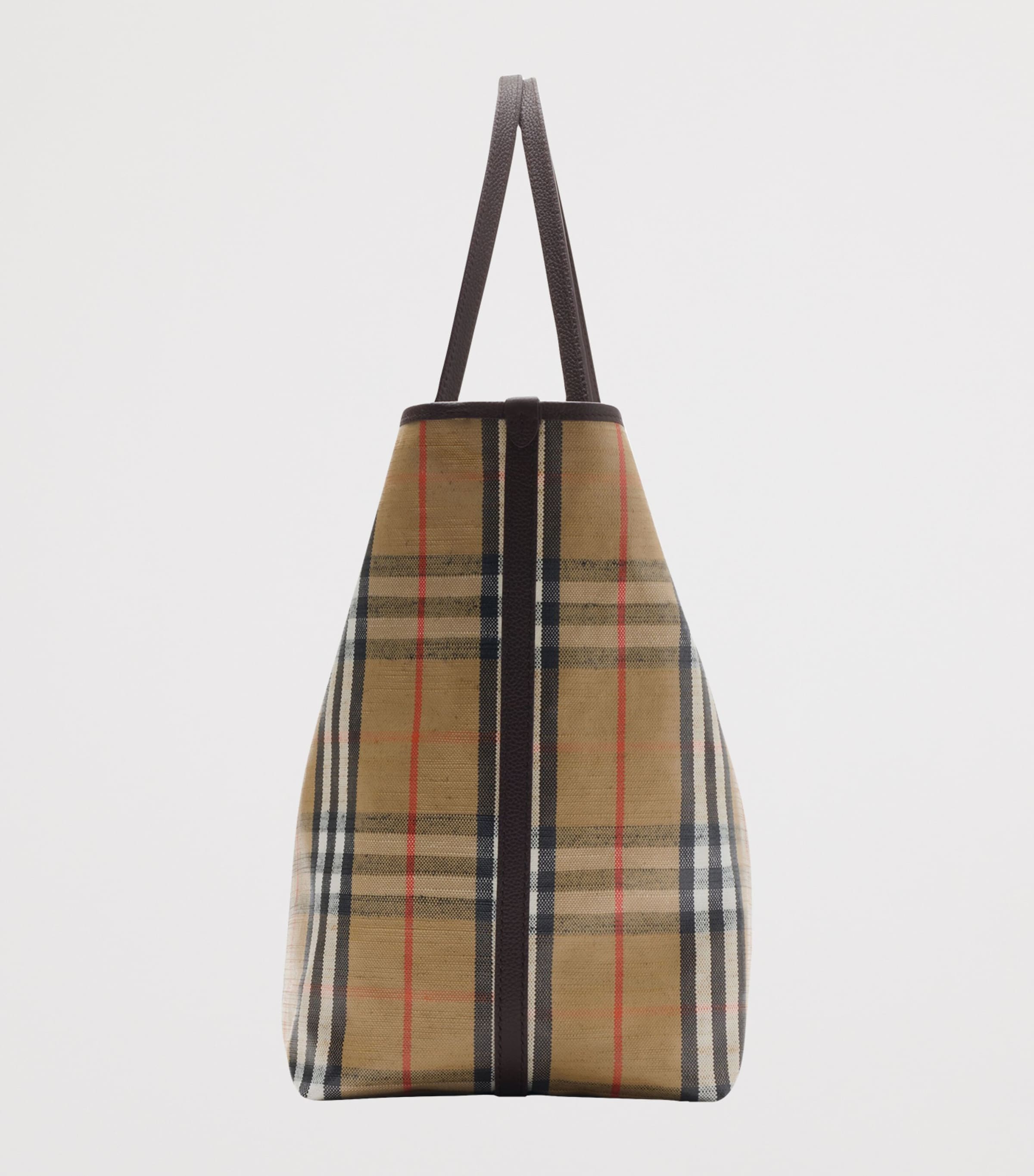 Large Canvas Highlands Tote Bag SAND Image 4