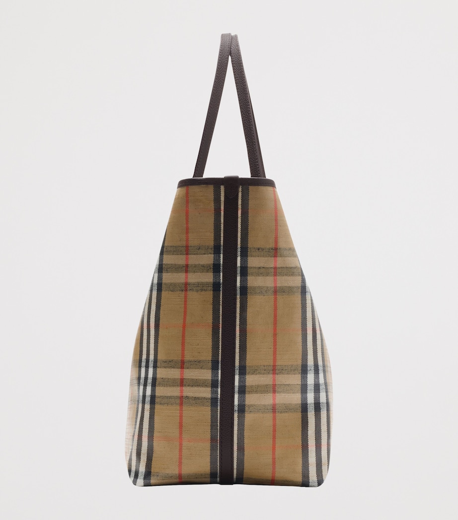 Large Canvas Highlands Tote Bag SAND Image 4