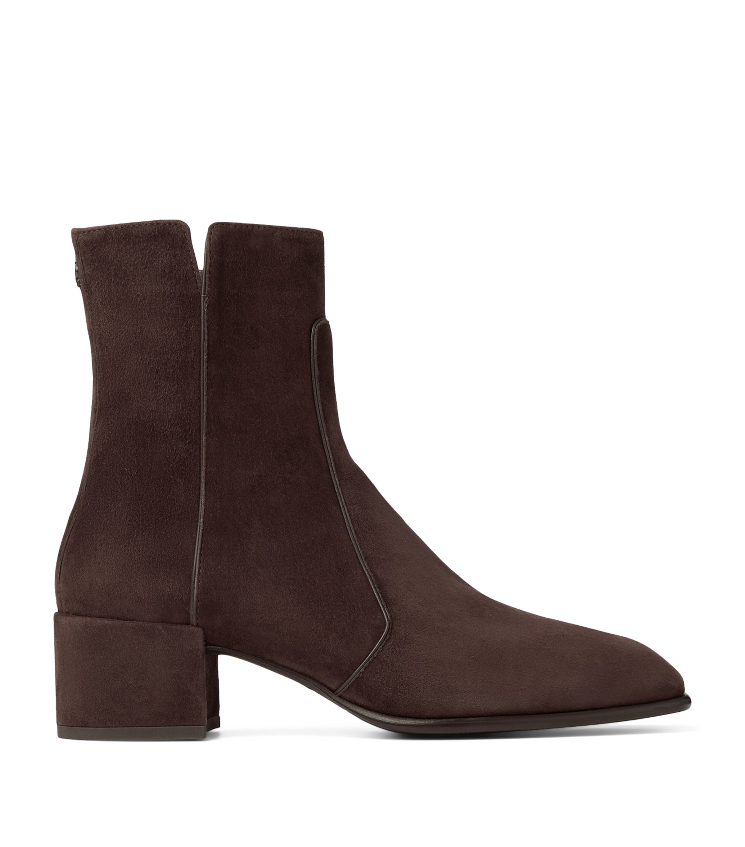 Jimmy Choo Eliot 45 Suede Ankle Boots Chocolate Image 1