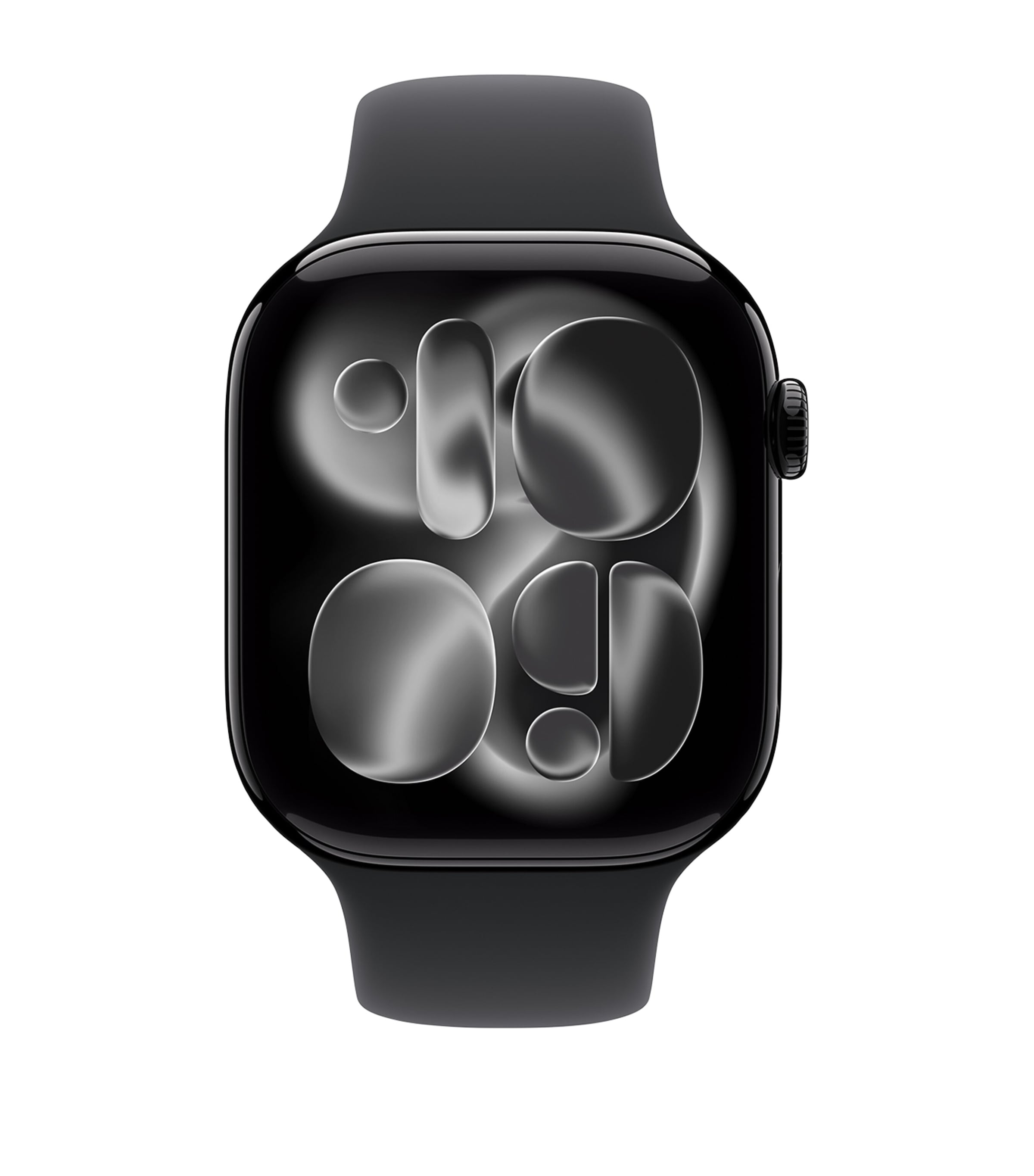 Apple Watch Series 11 - Jet Black with Black Sport Band, 46mm, Medium/Large JET BLACK Image 1