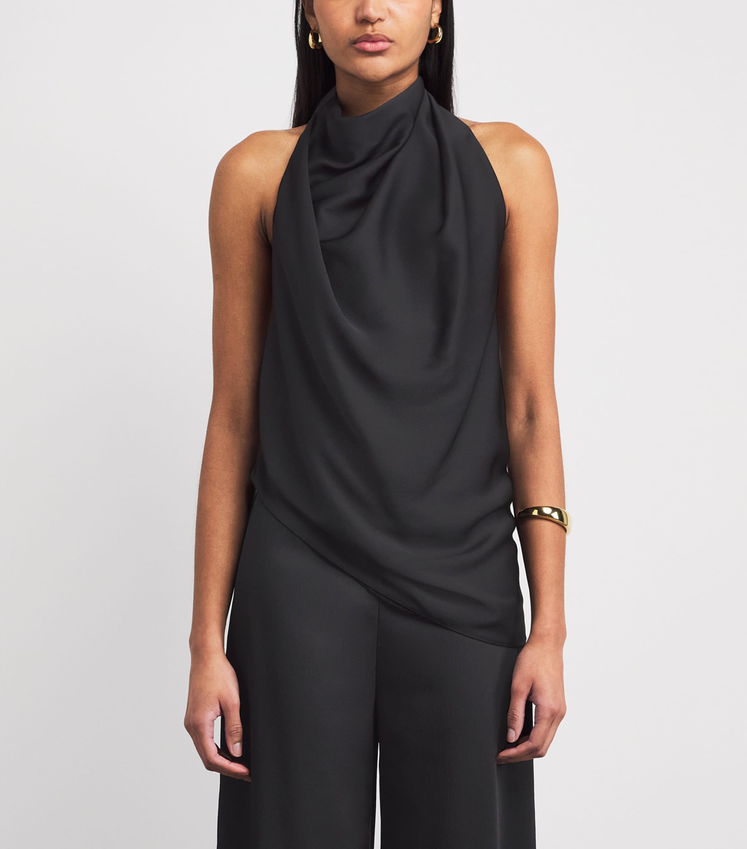 CAMILLA AND MARC Womens Elowyn Halter Top Black Image 4