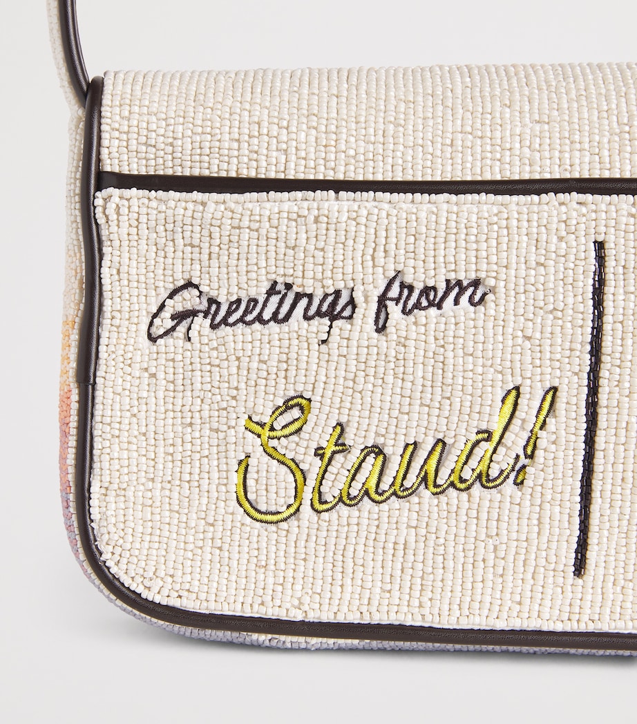 STAUD Beaded Postcard Tommy Shoulder Bag Smsn Snta Mnica Snst Image 6