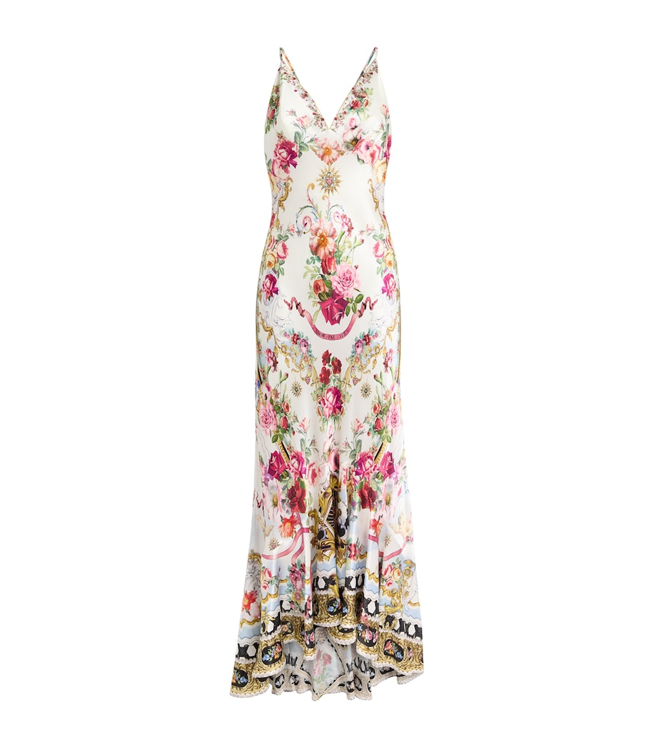 Camilla Womens Silk Printed Slip Dress Torero Libertine Image 1