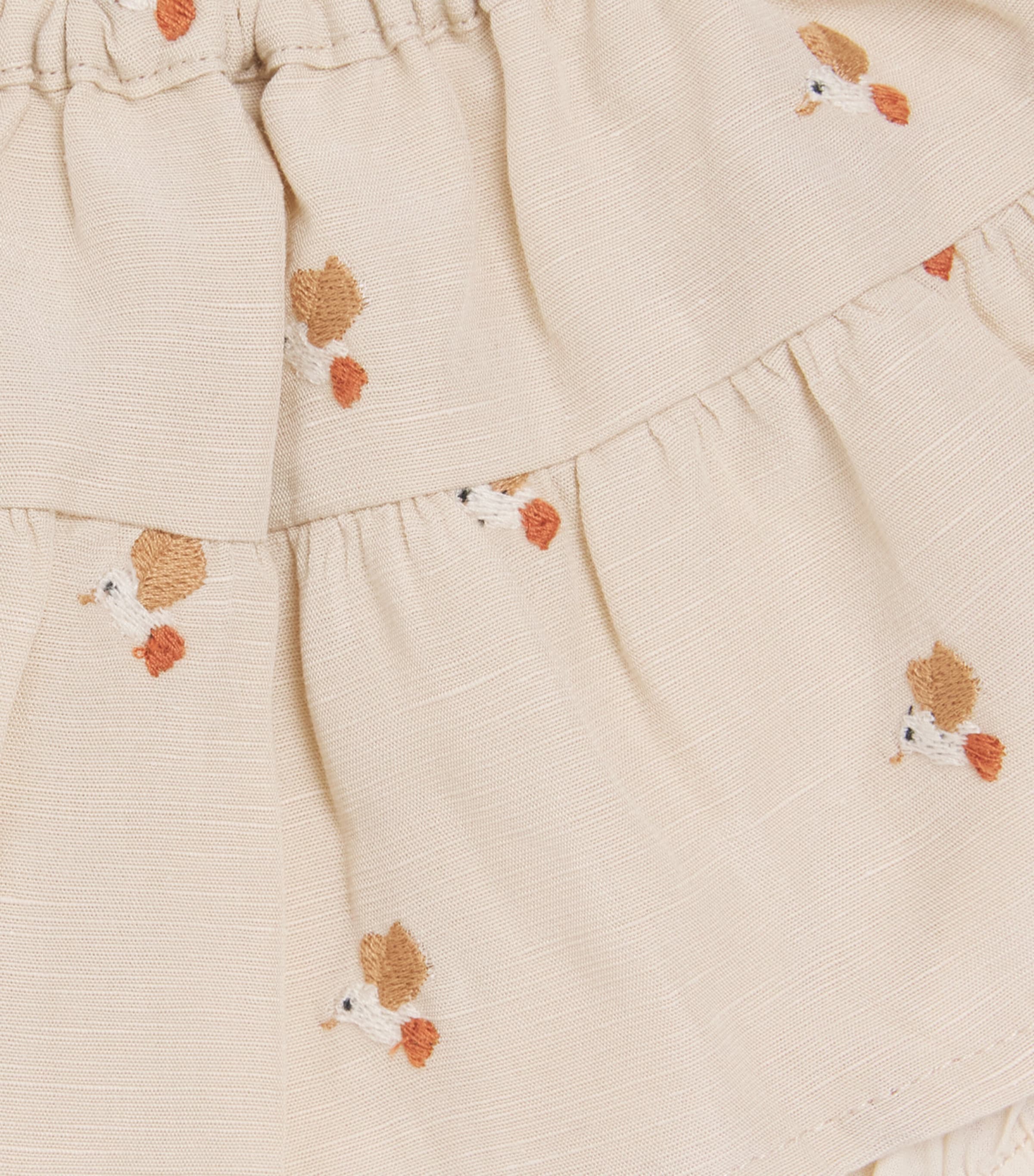 Donsje Hummingbird Ysa Skirt  (0-24 Months) Taupe Image 3