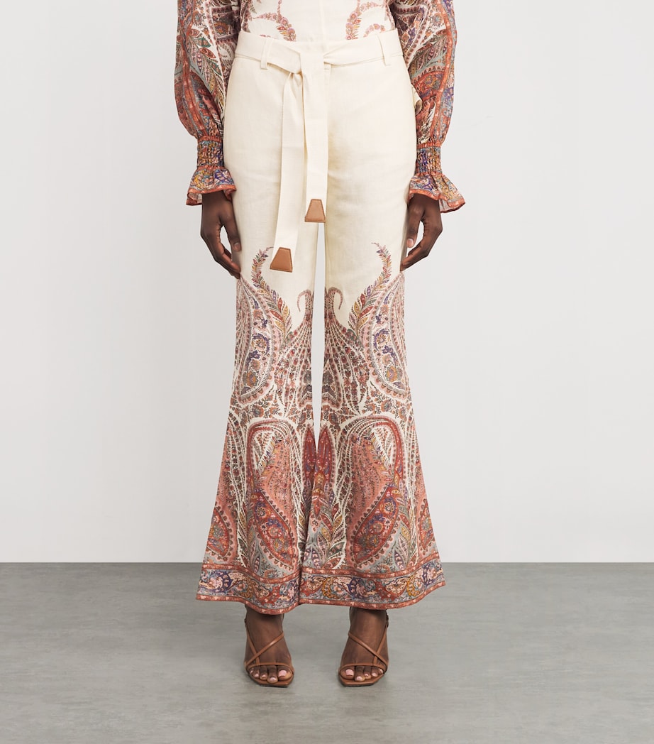 Ramie Paisley Rhiannon Trousers CRMPAI CREAM PAISLEY Image 3