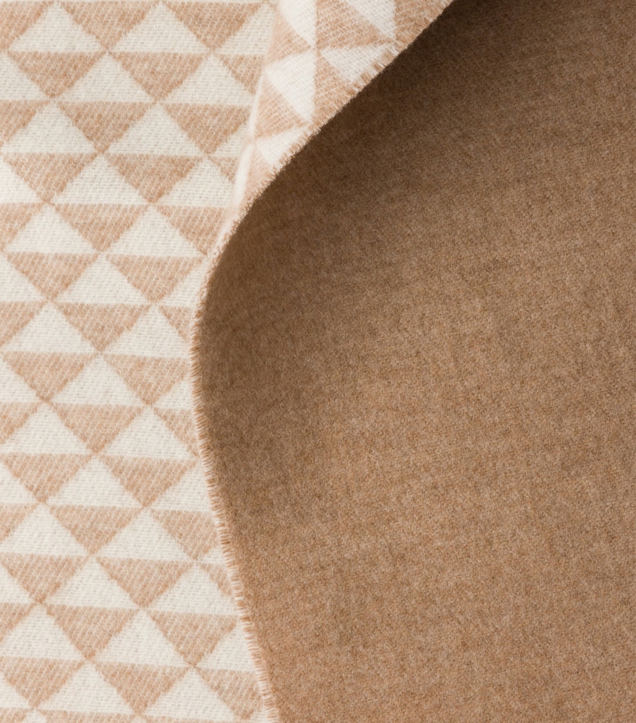 Double Wool-Cashmere Symbole Throw F0J34 Image 2