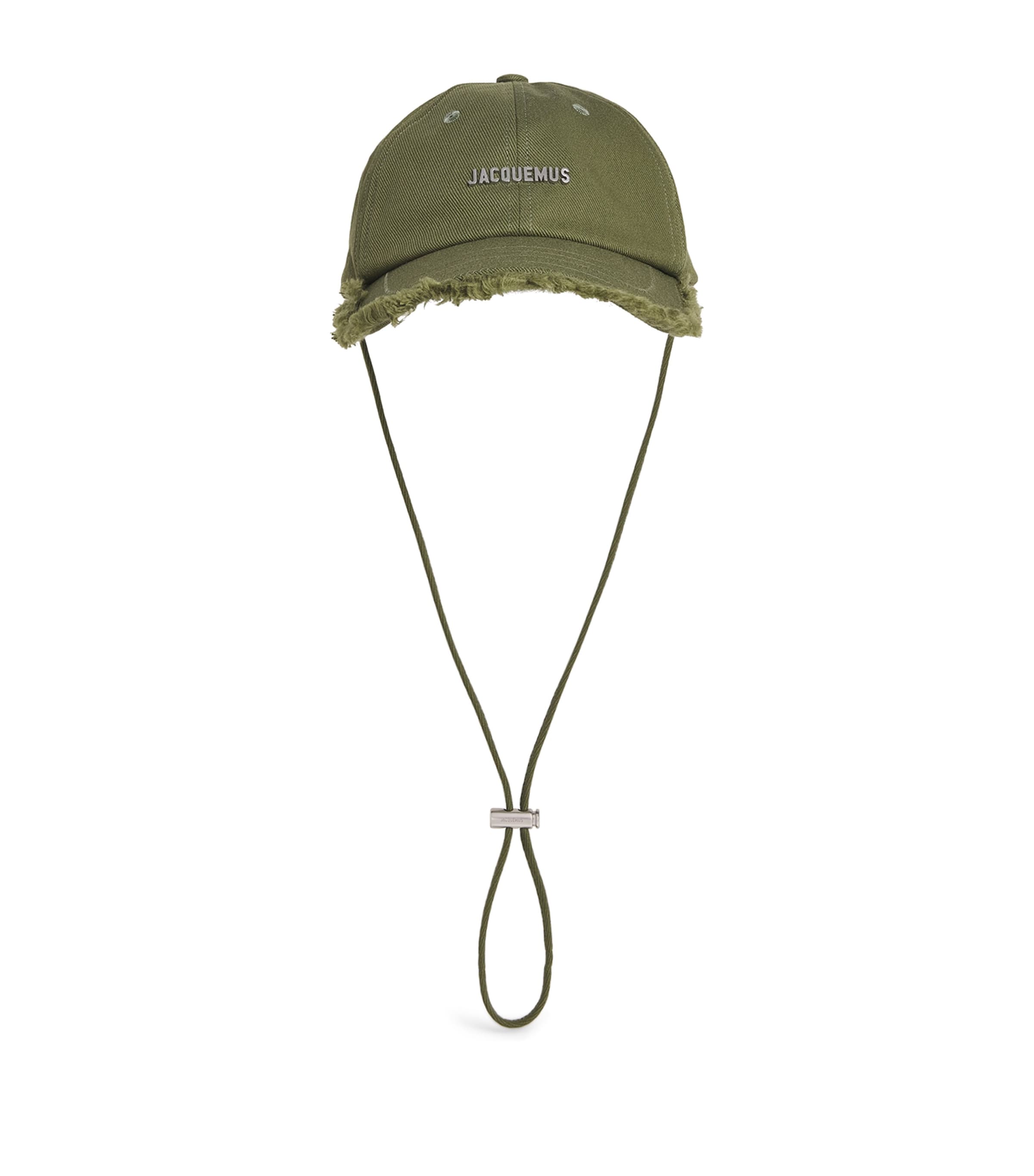 Jacquemus Cotton La Casquette Cap In Green