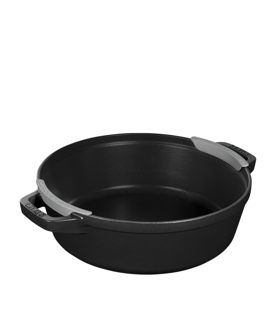 Staub 3-Piece Round Stackable Cocotte Set Black Image 5