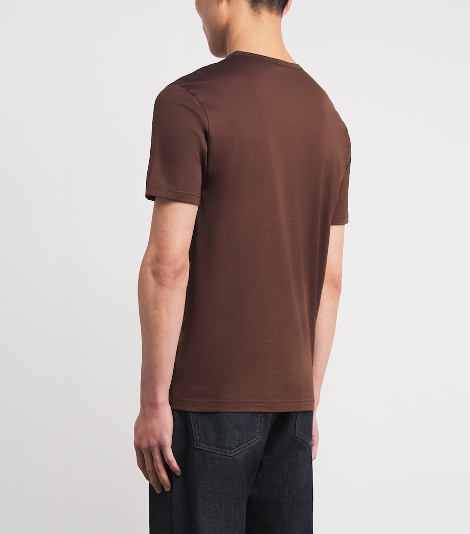 Supima Cotton Classic T-Shirt CONKER BROWN BRGL Image 4