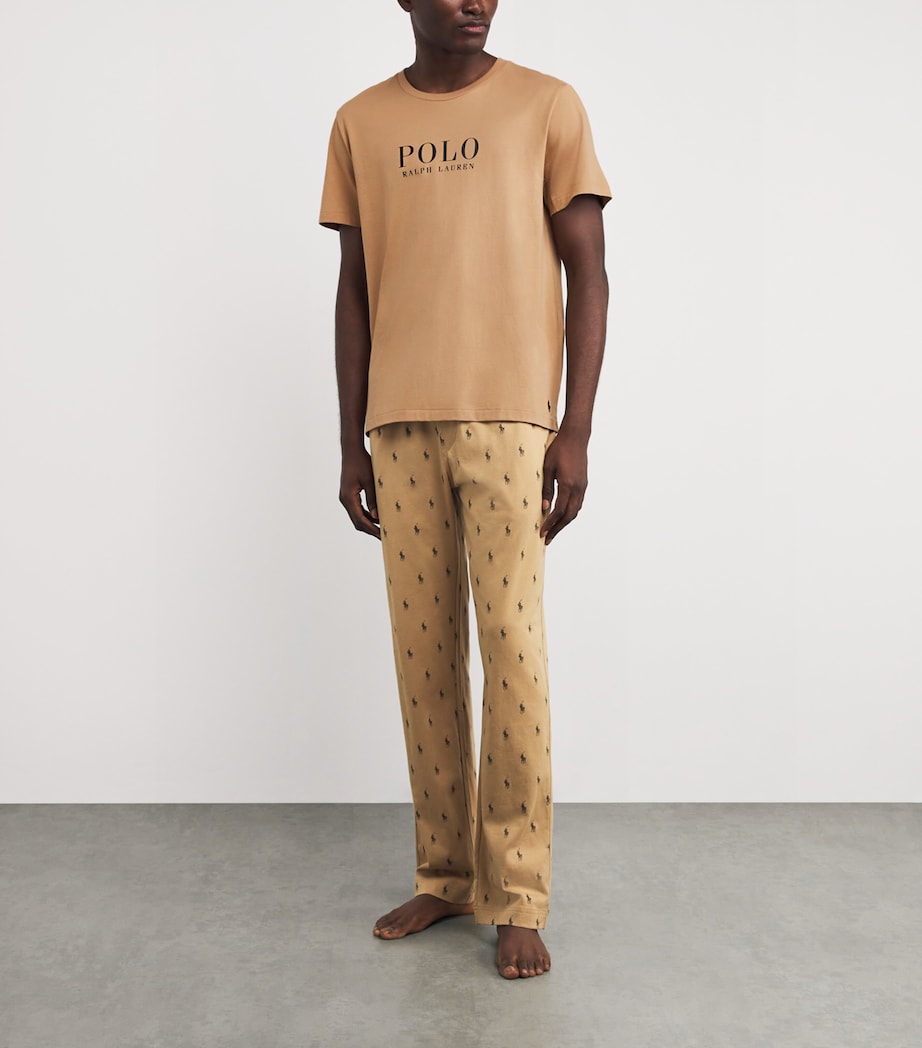 Cotton Logo T-Shirt CLASSIC CAMEL Image 2