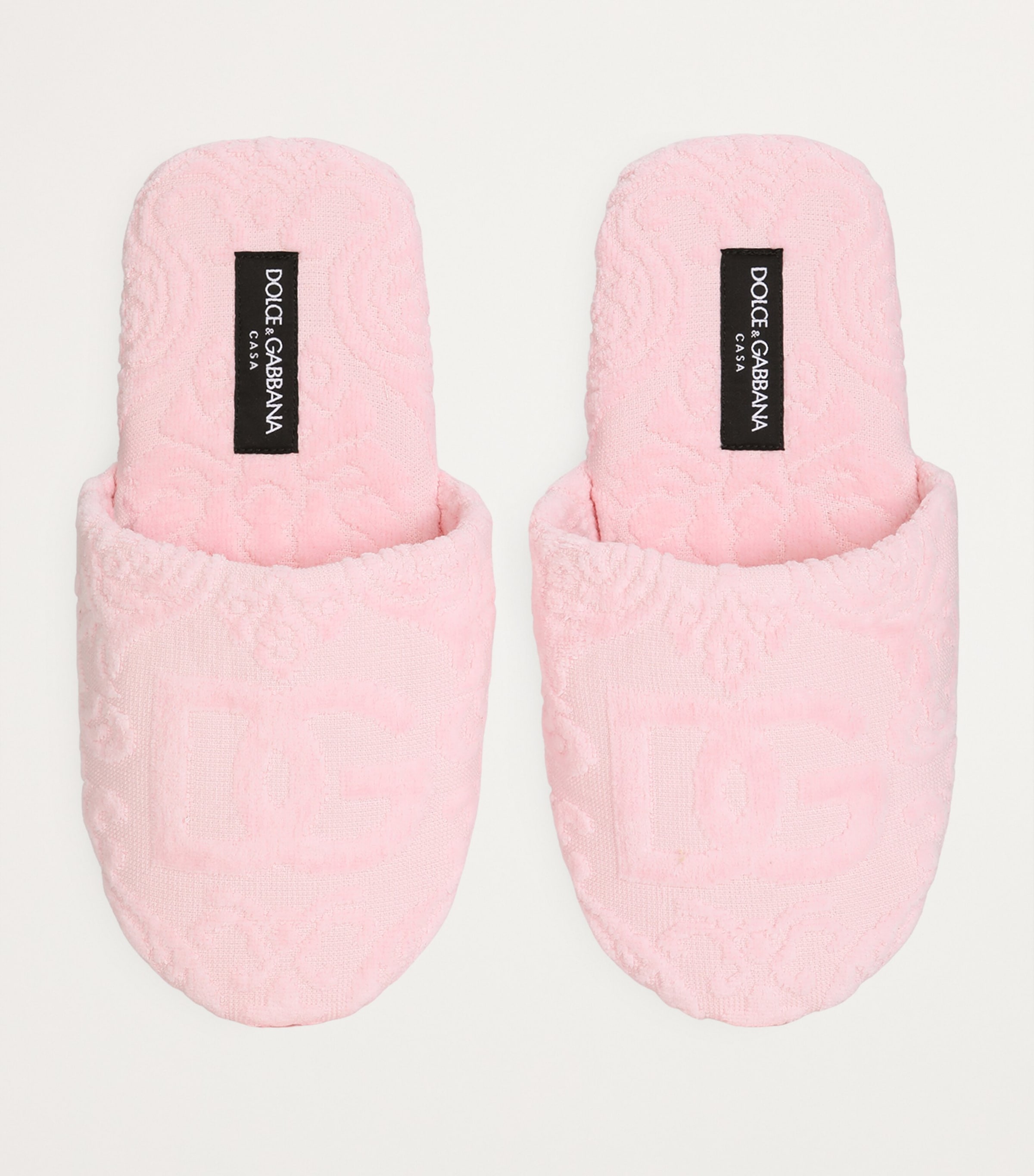 Terry Cotton DG Slippers U0053-ROSA Image 3