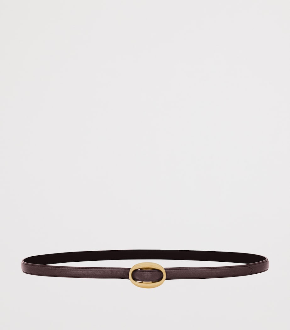 Leather Oval Buckle Belt 2449 Image 2