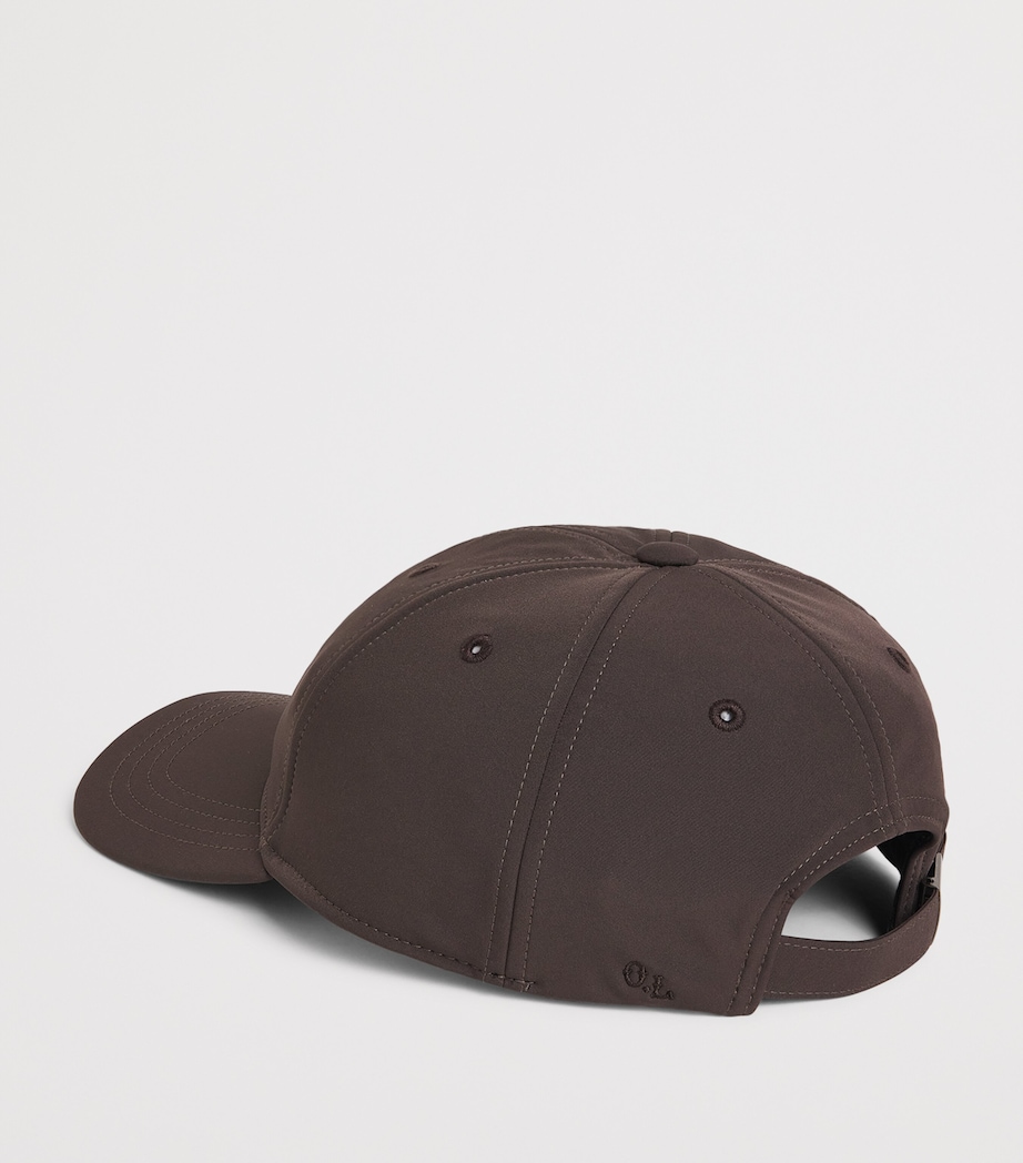 Stitched Ballcap Baseball Cap RUST BROWN MUTED Image 3
