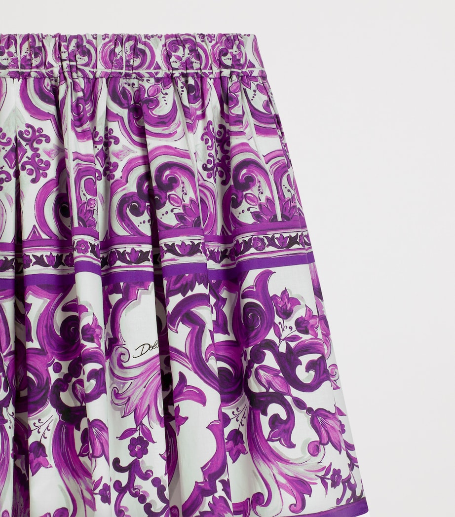 Cotton Printed Skirt (8-12 Years) IP3TN-MIX MAIOLI Image 3