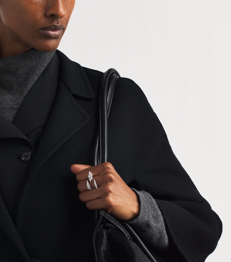 Yeprem White Gold and Diamond Y-Not Stackable Ring White Gold Image 4