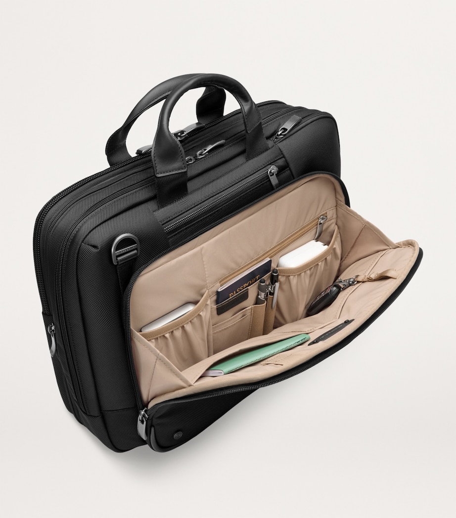 Medium Expandable Messenger Bag BLACK Image 3