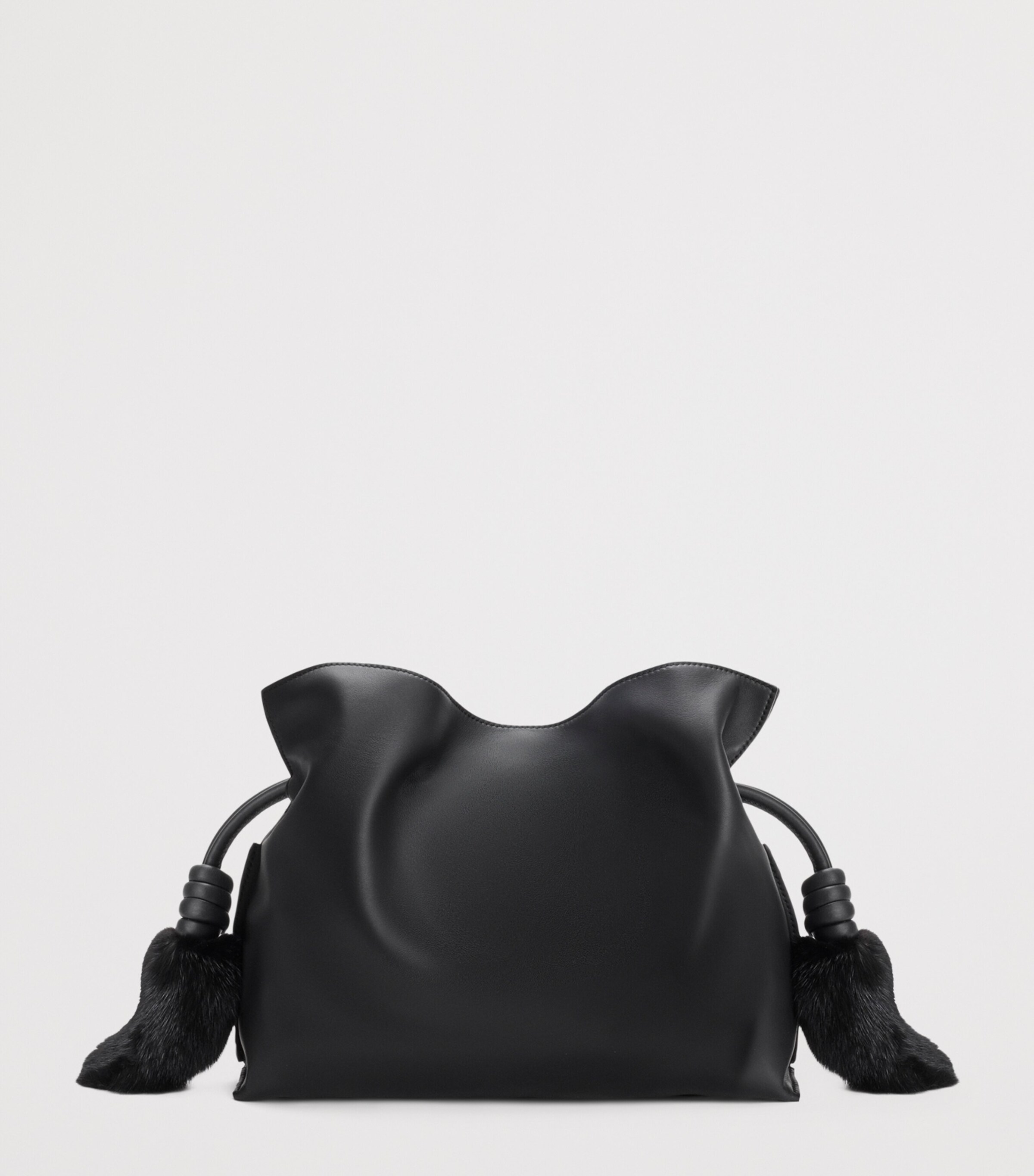 LOEWE Medium Lion Intarsio Flamenco Clutch Bag Black/pecan Image 4