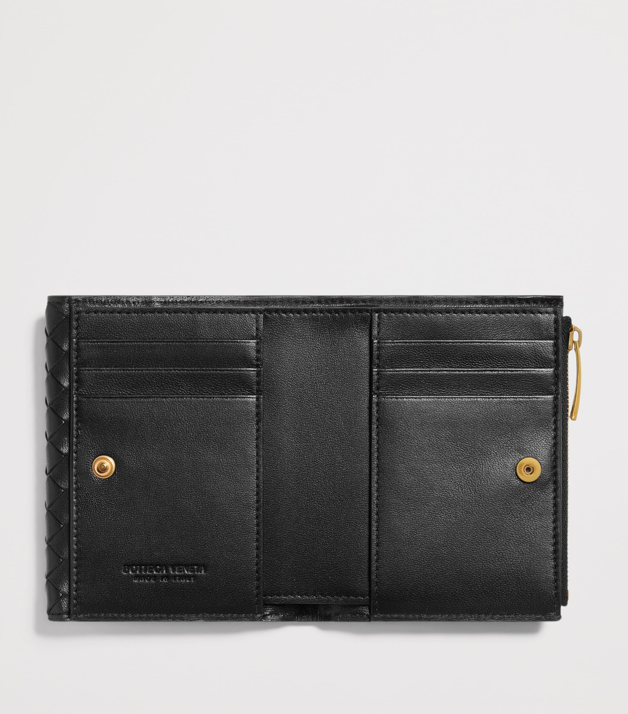 Bottega Veneta Small Leather Piccolo Bifold Wallet Image 2