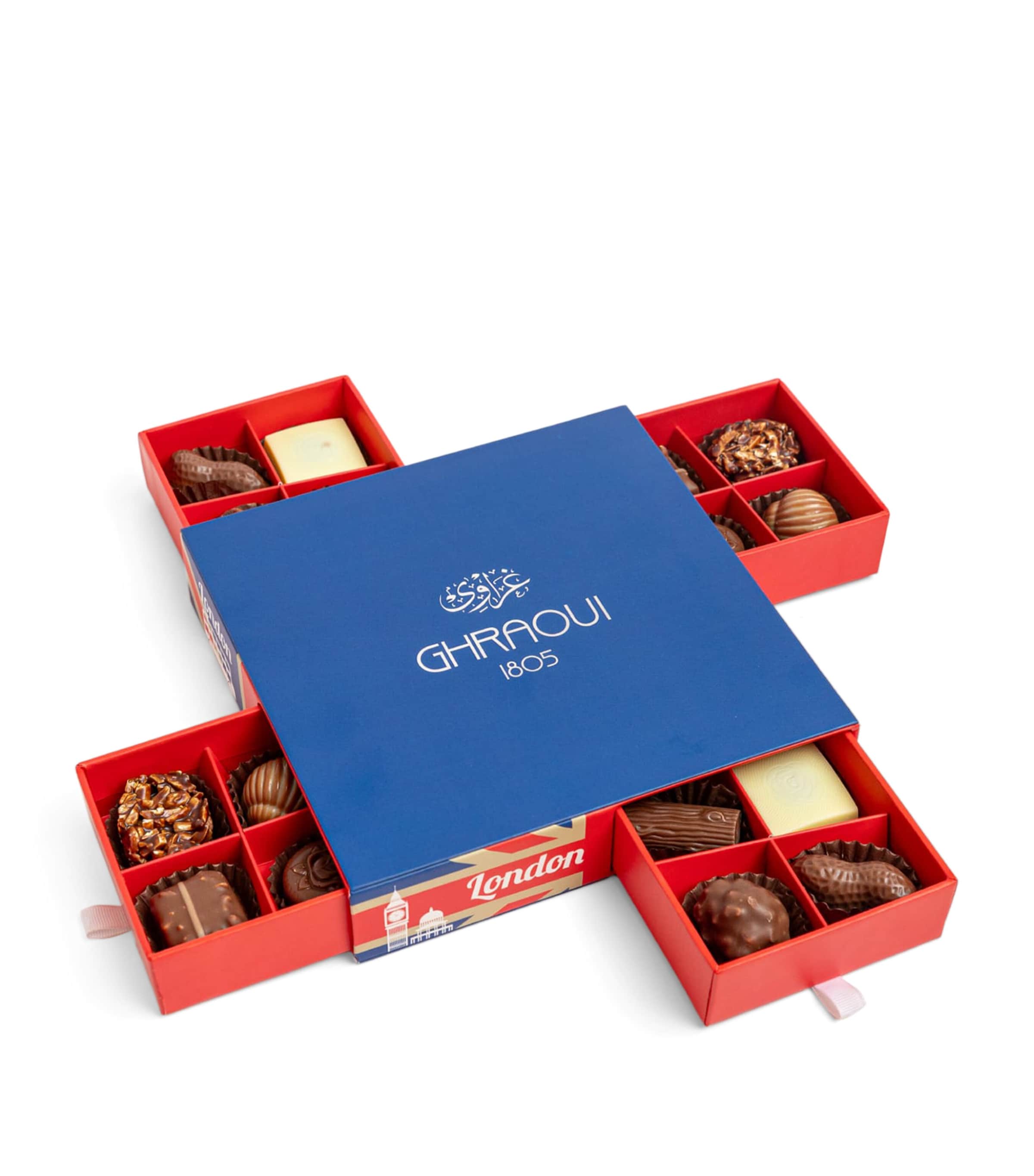 Ghraoui Milk and White Chocolate Pandora's Box (220g) Image 2