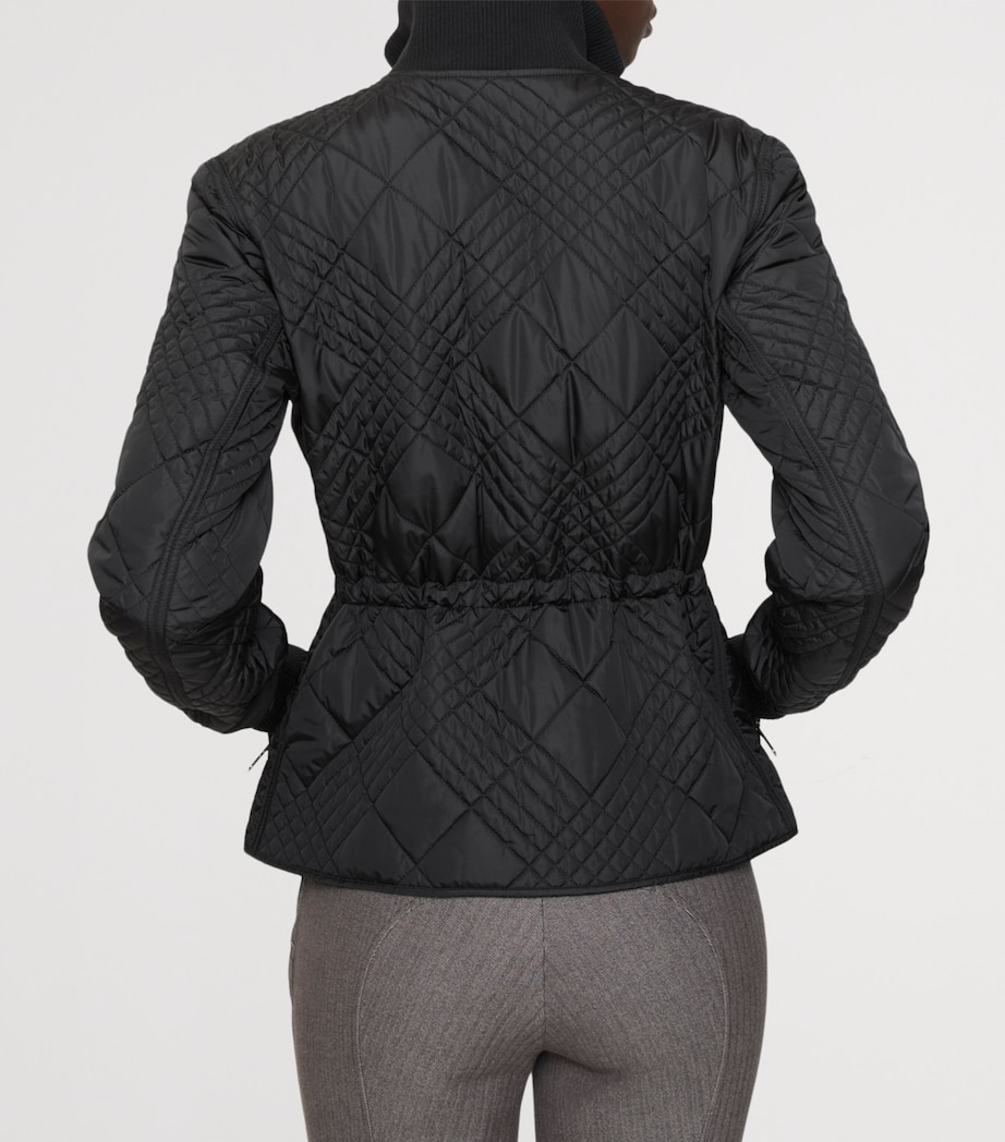 Micro-Stitch Wakerley Quilted Jacket BLACK Image 3