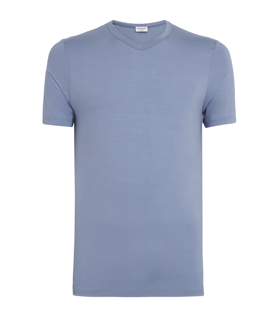 Pureness V-Neck T-Shirt 546 NORTHERN BLUE Image 1