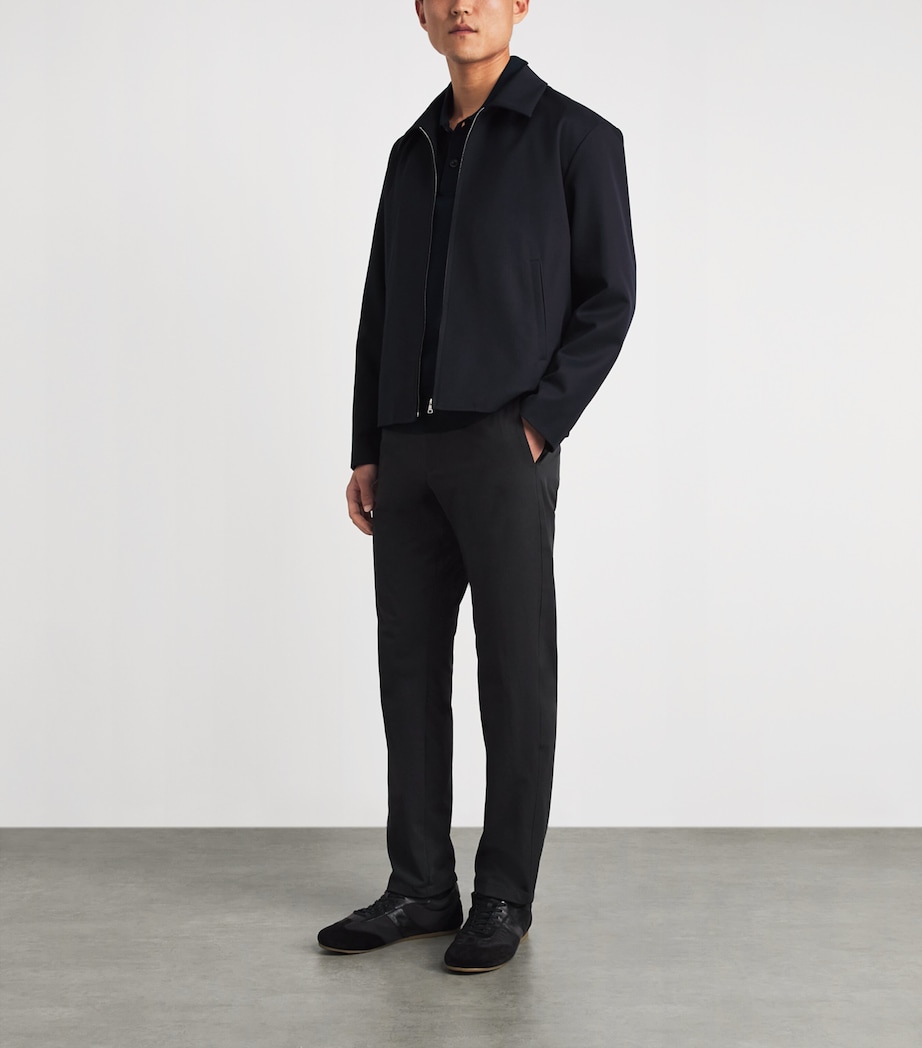 BOSS Mens Commuter Slim Chinos Black Image 2