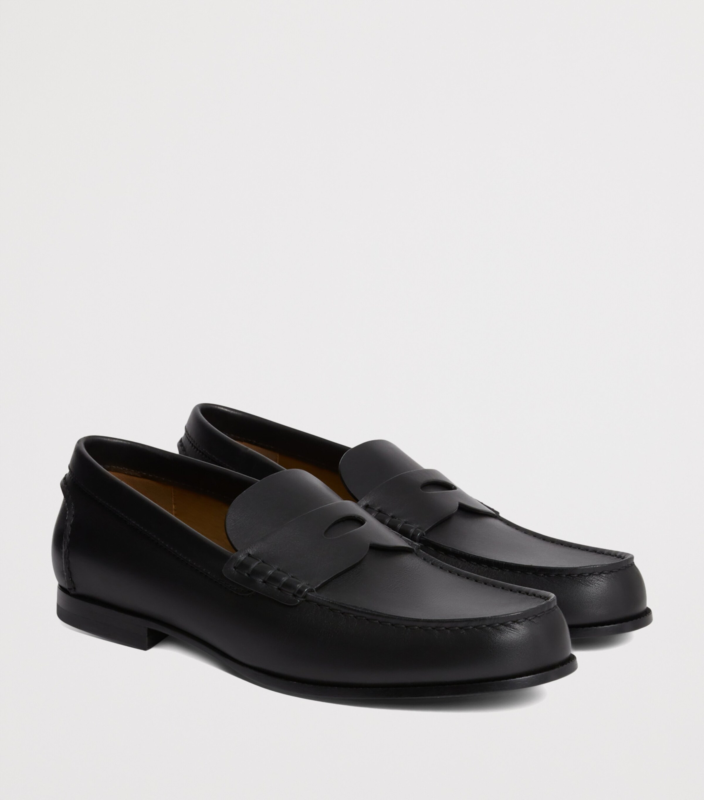 Leather Flex Heddon Loafers 001BLACK Image 3