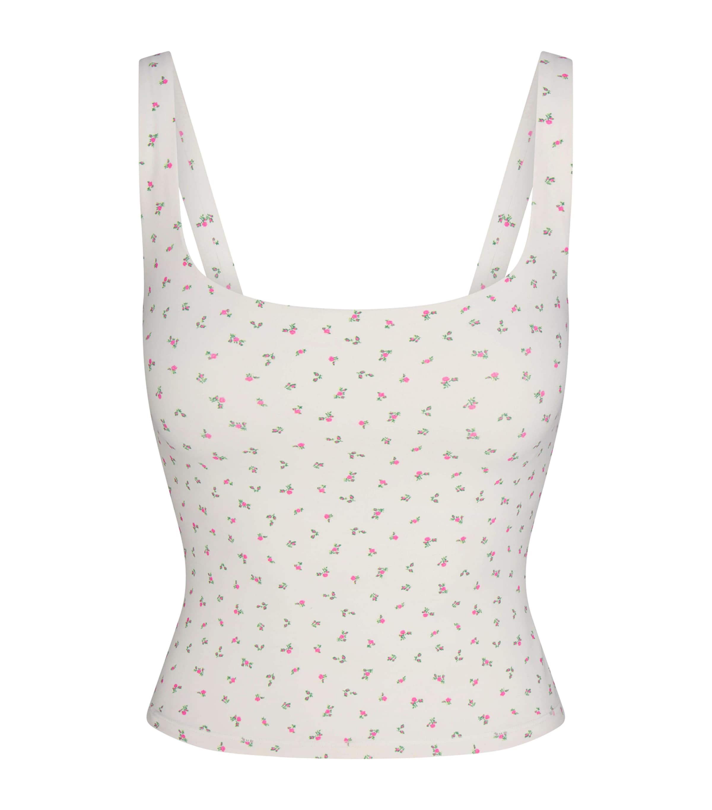 NikeSKIMS Womens NikeSKIMS Floral Tank Top Ditzy Floral Print Image 1