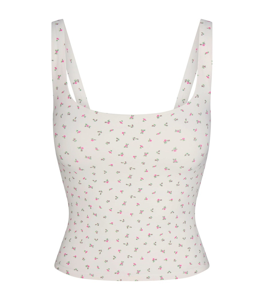 NikeSKIMS Womens NikeSKIMS Floral Tank Top Ditzy Floral Print Image 1