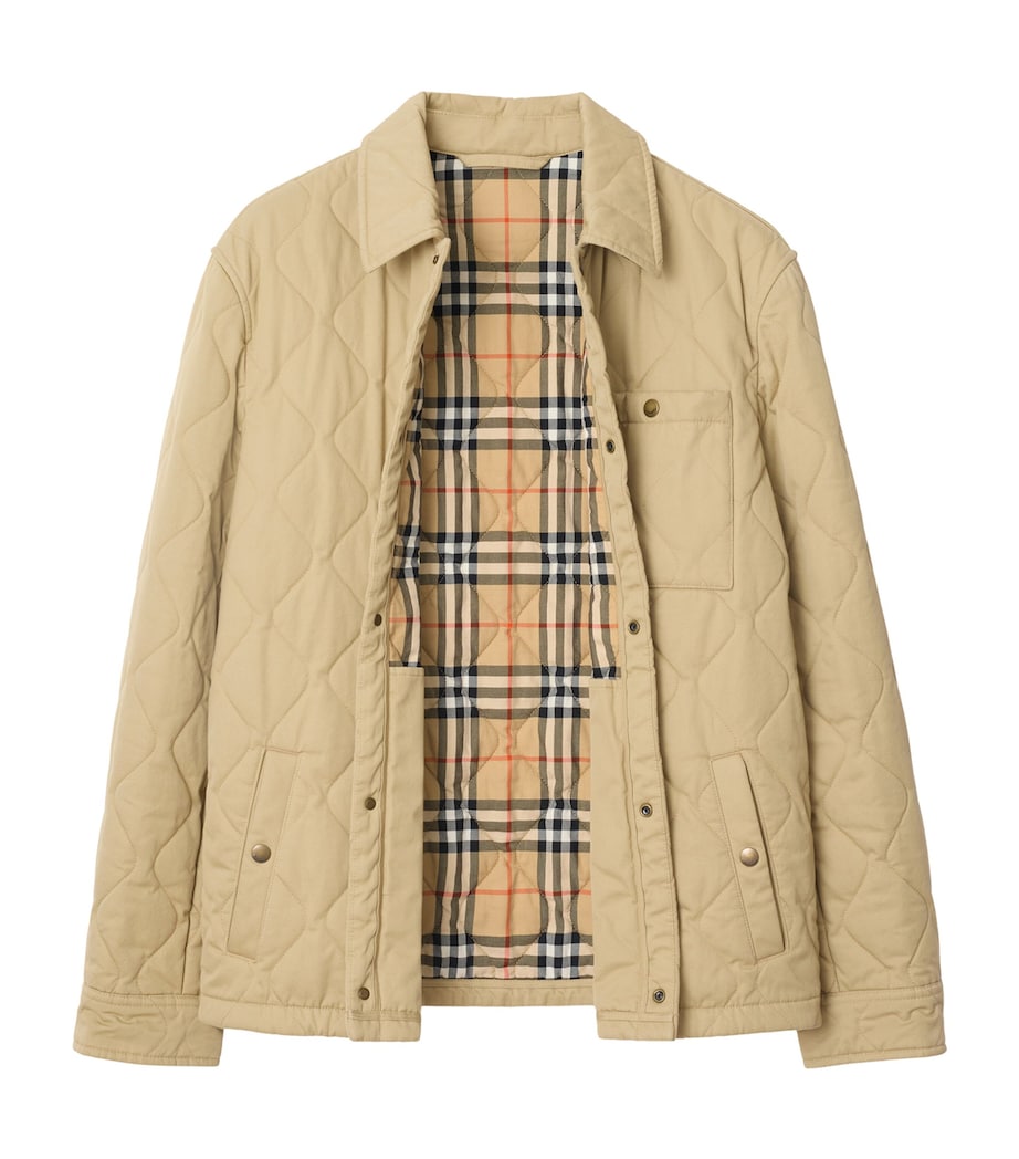 Gabardine Quilted Overshirt HAMPER Image 5