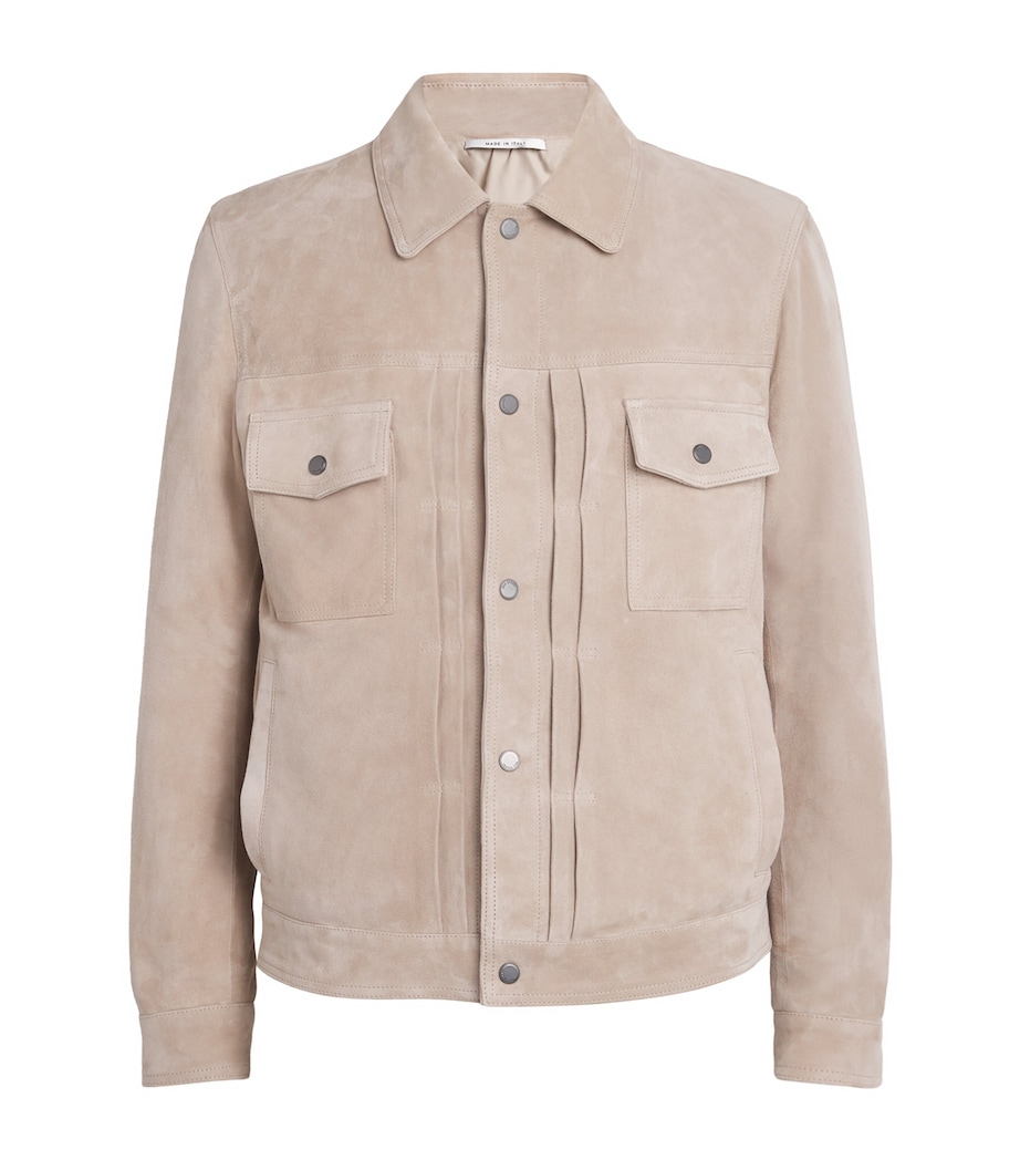 Suede Shirt Jacket 35 NATURAL Image 1