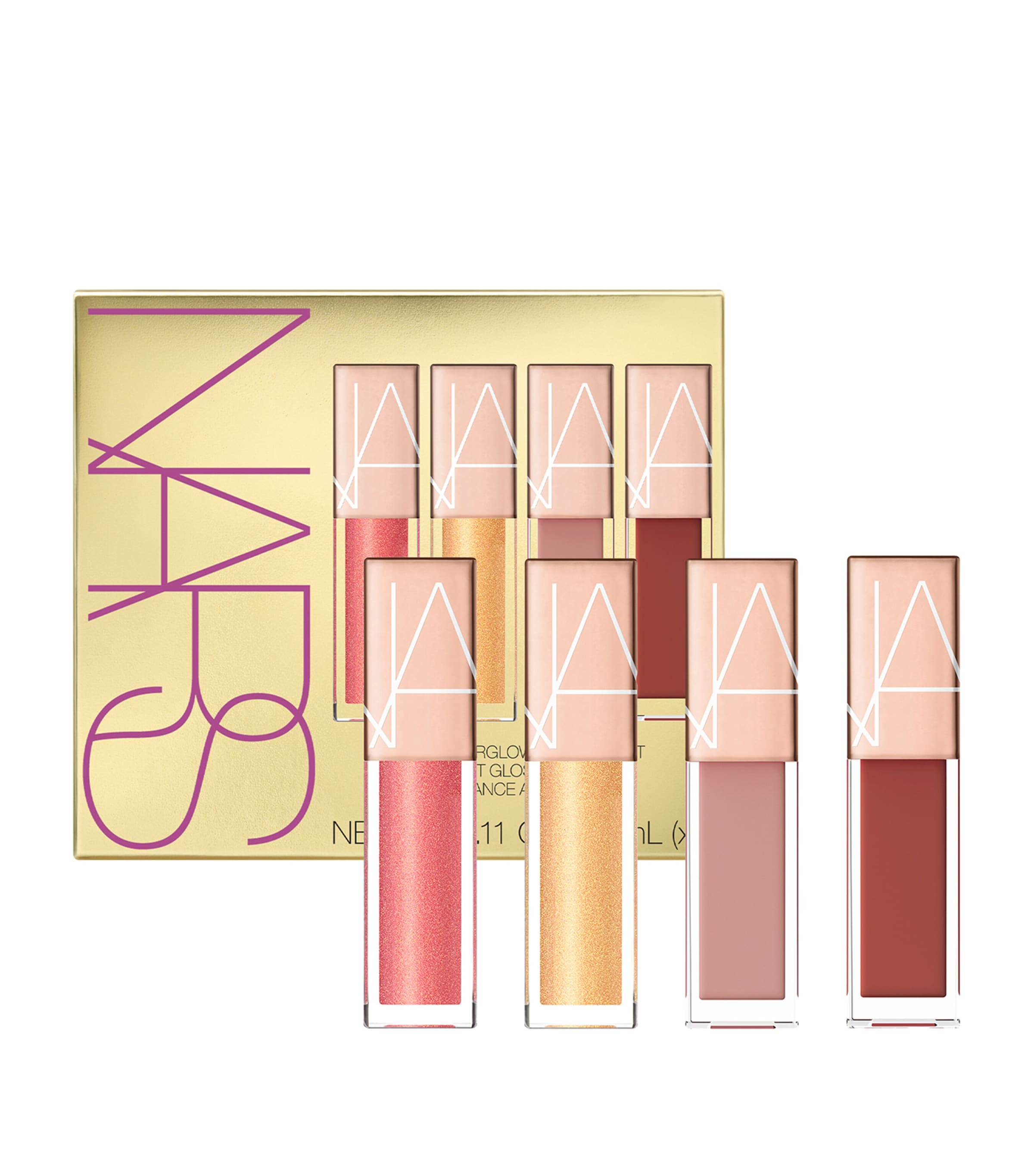 Nars Mini Afterglow Lip Shine Set In White